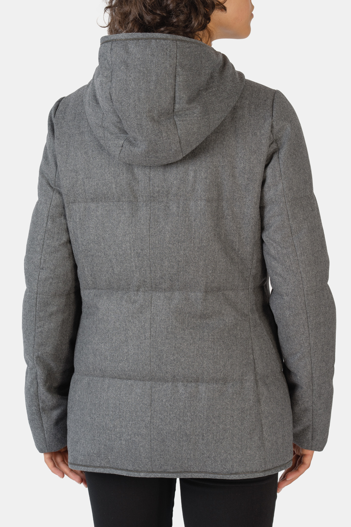Куртка BRUNELLO  CUCINELLI MT2268976, цвет: Серый, Женский
