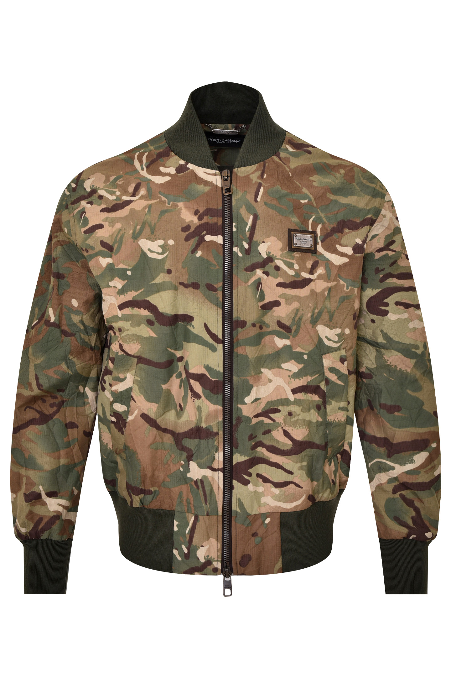 Куртка DOLCE & GABBANA G9XC3T FSSG6, цвет: Зеленый, Мужской