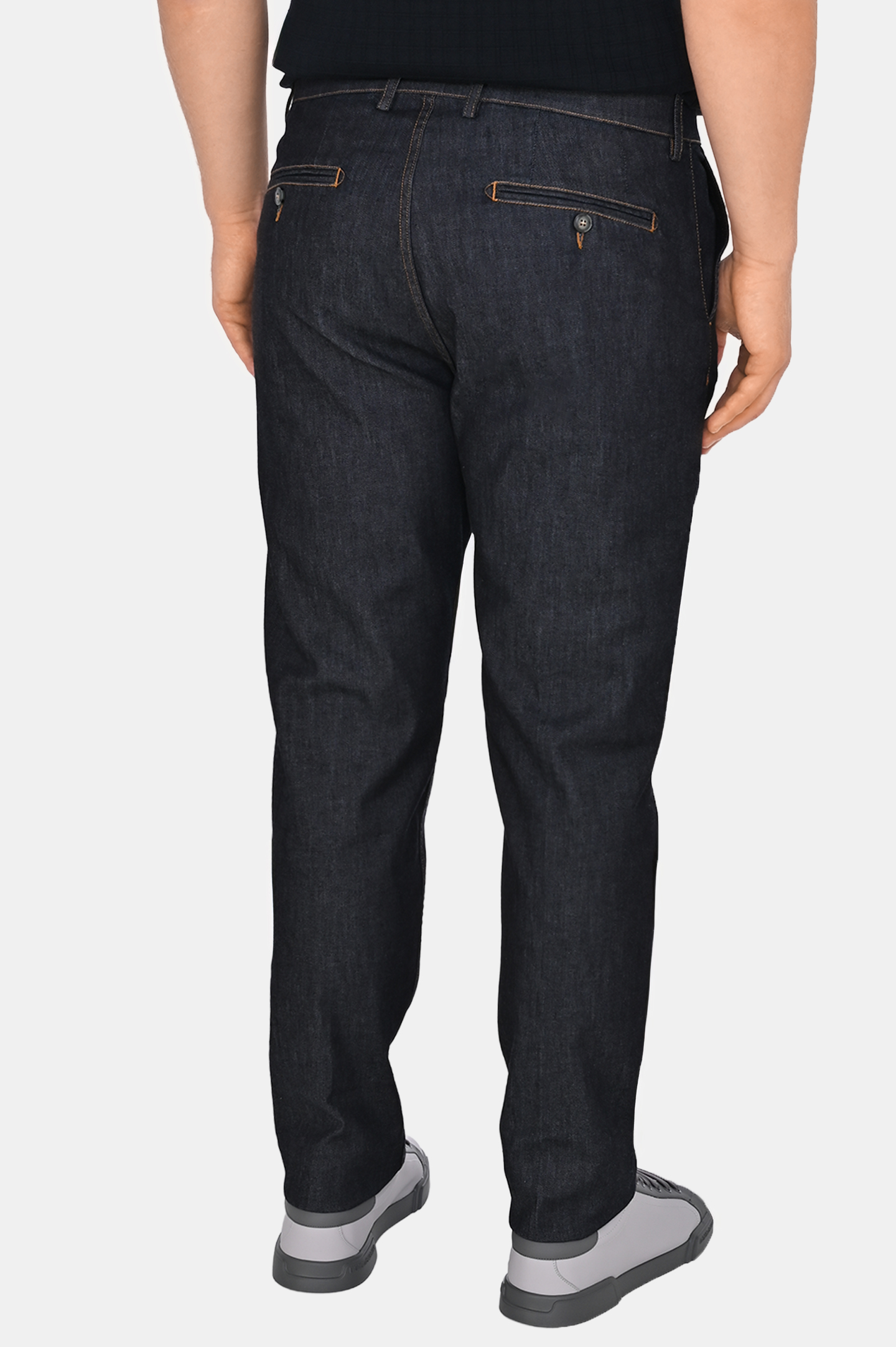 Брюки CANALI PD00400 91675/1, цвет: Темно-синий, Мужской