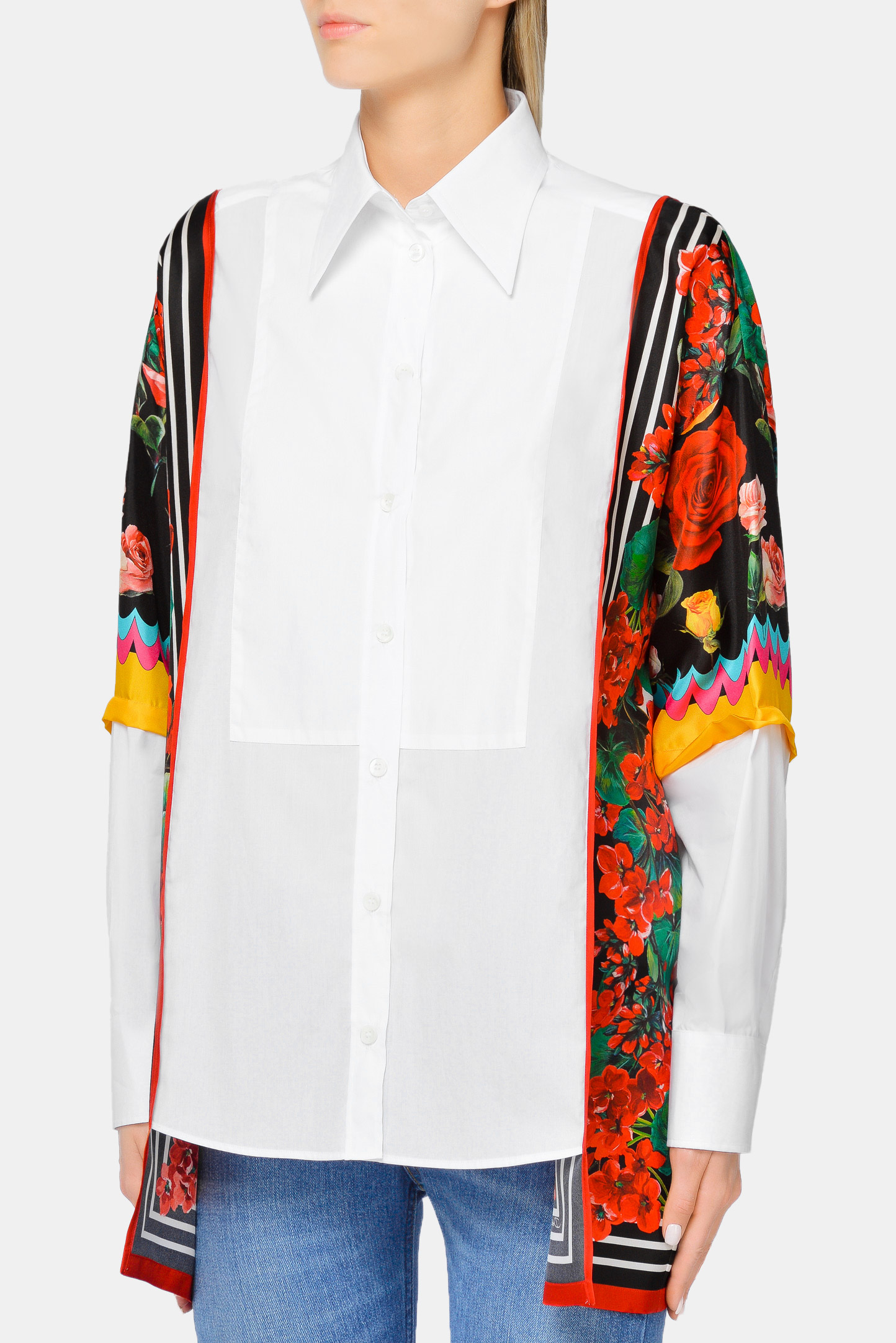Рубашка DOLCE & GABBANA F5O20T GDZ36, цвет: Белый, Женский