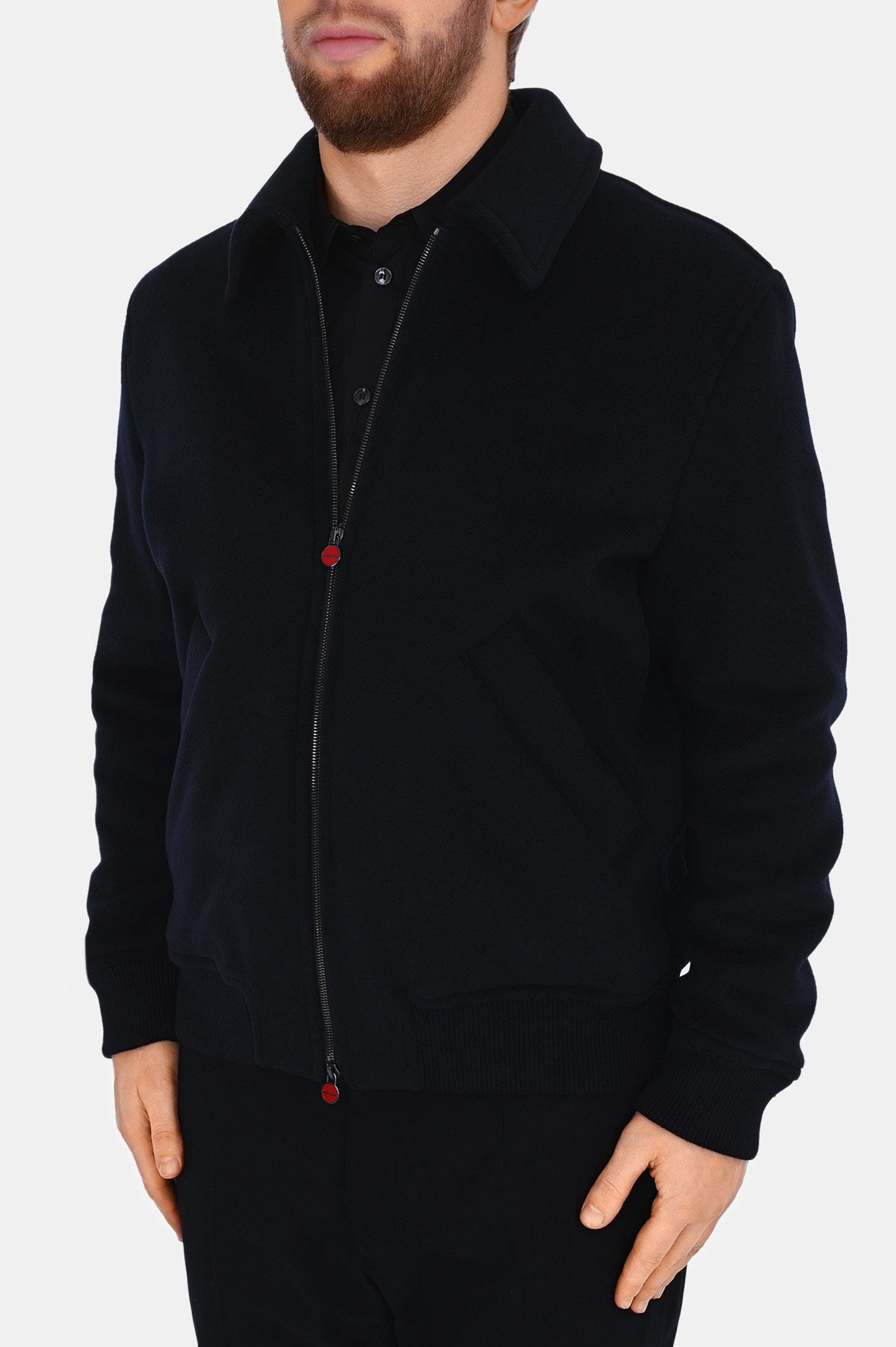 Куртка KITON UW1591YC40190, цвет: Темно-синий, Мужской