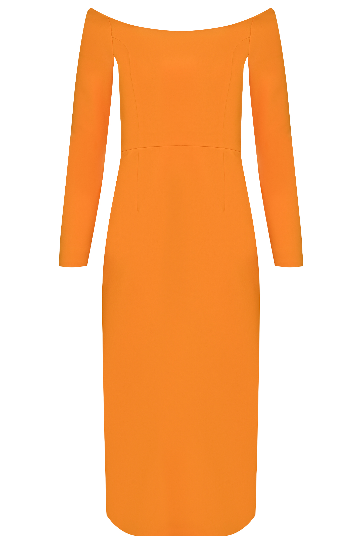 Платье CAROLINA HERRERA R2111N508, цвет: Оранжевый, Женский