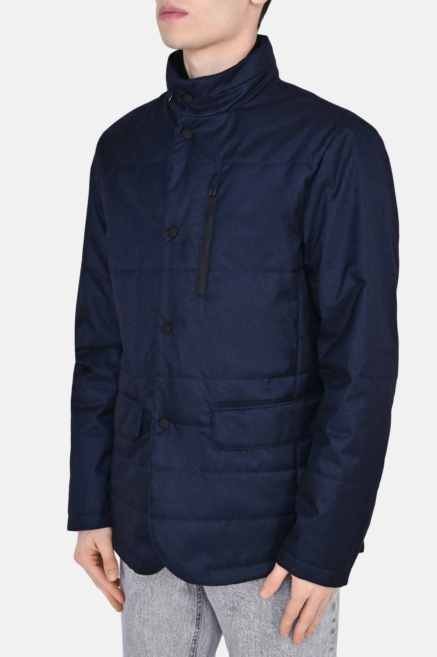 Куртка CANALI SY02202 O30349, цвет: Синий, Мужской