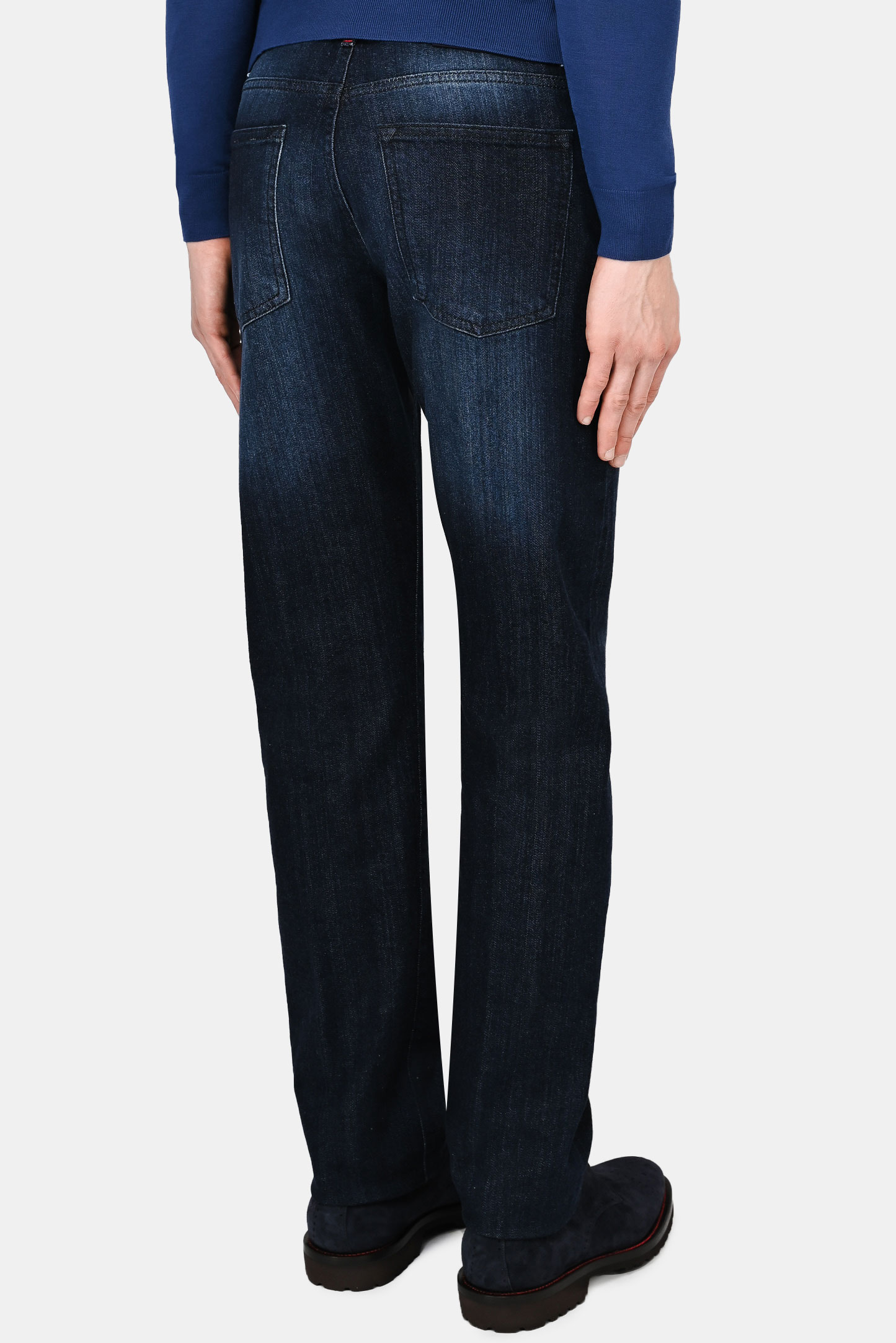 Джинсы KITON UPNJSJ032, цвет: Темно-синий, Мужской