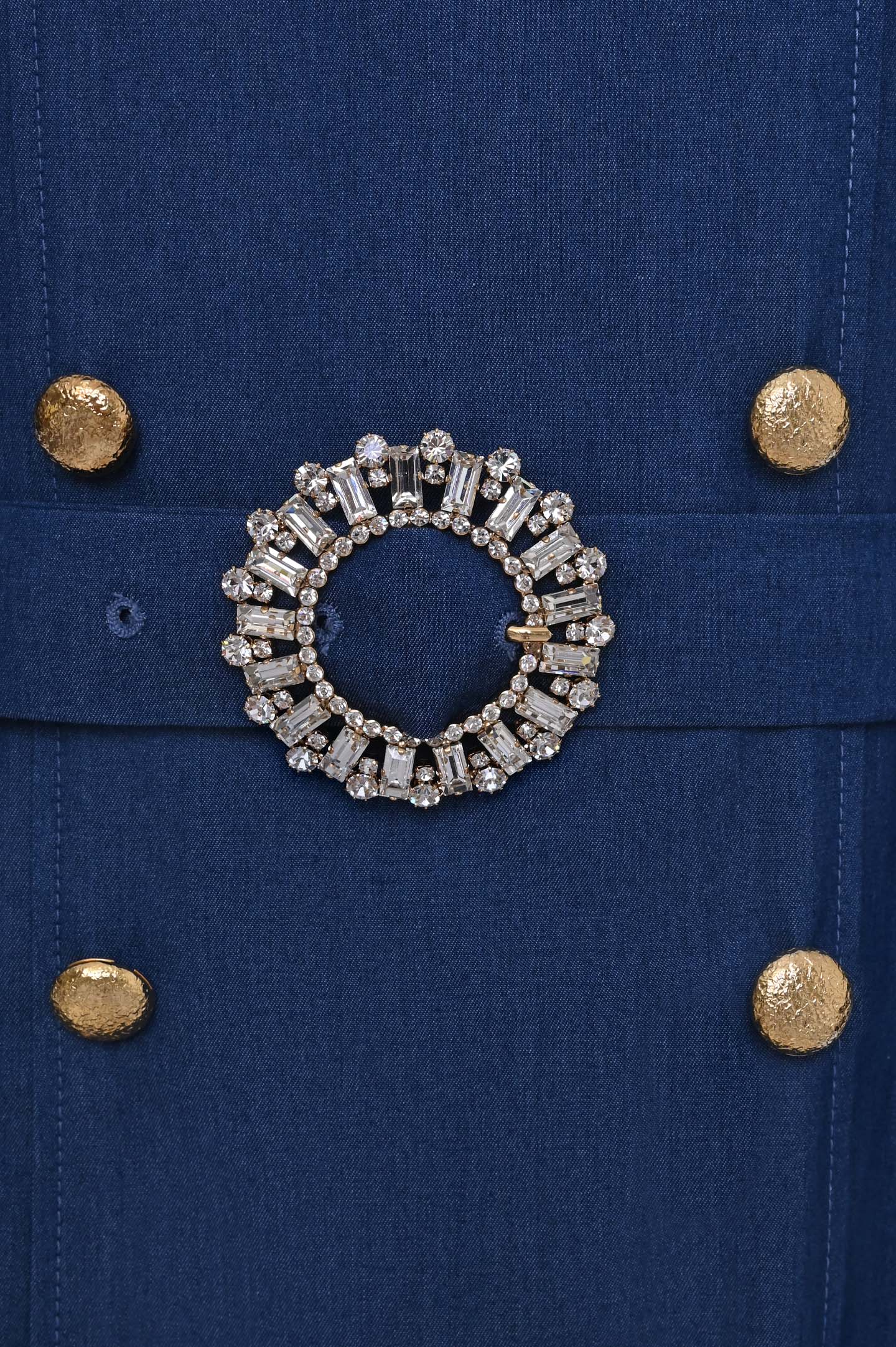 Платье ALESSANDRA  RICH FAB2802 F3536, цвет: Синий, Женский