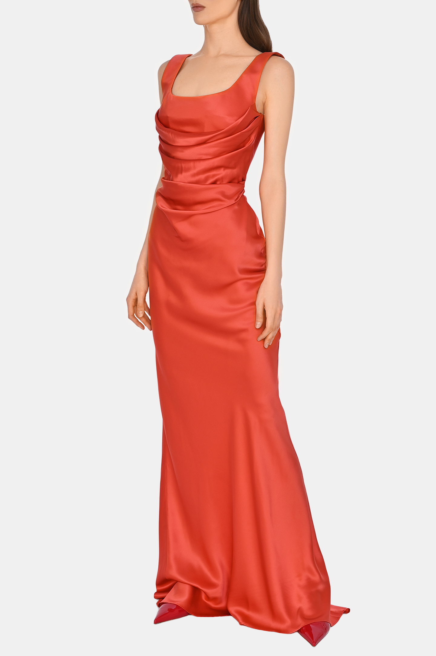 Платье GIUSEPPE DI MORABITO 04SSLD137 04422, цвет: Коралловый, Женский