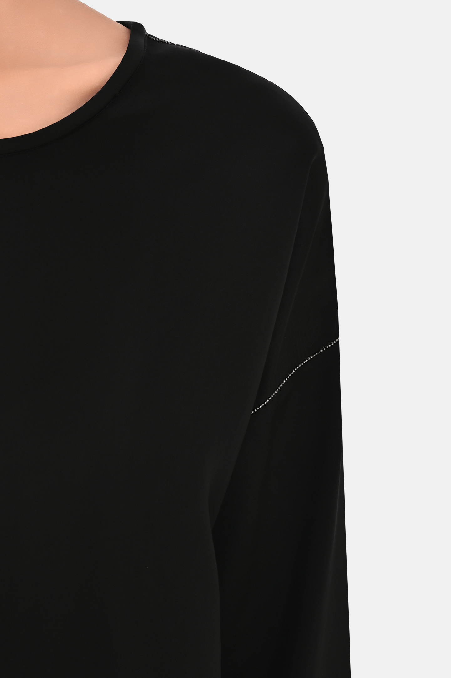 Блуза FABIANA FILIPPI TPD264F222 D623, цвет: Черный, Женский