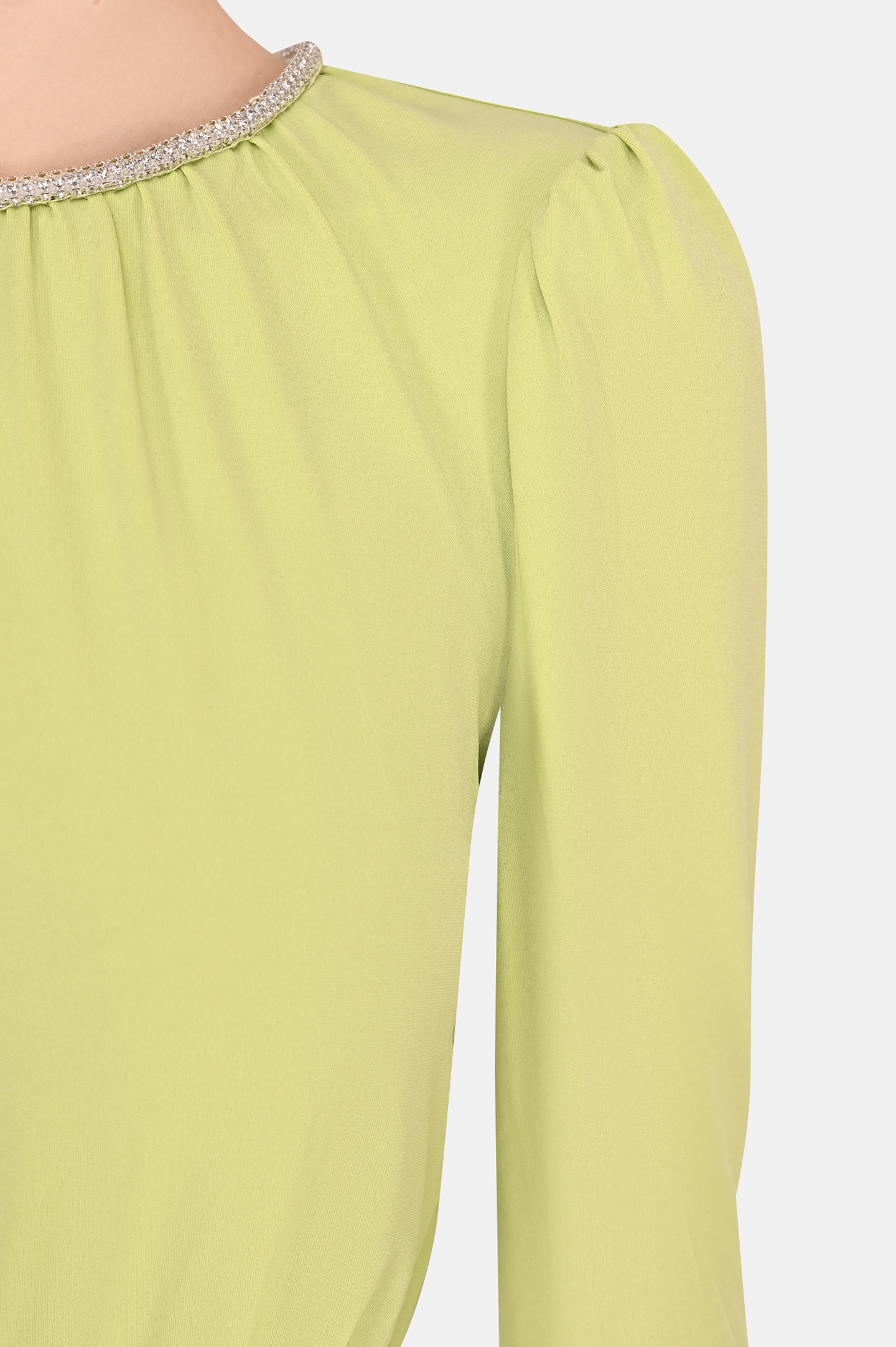 Платье SELF PORTRAIT RS22-043, цвет: Зеленый, Женский