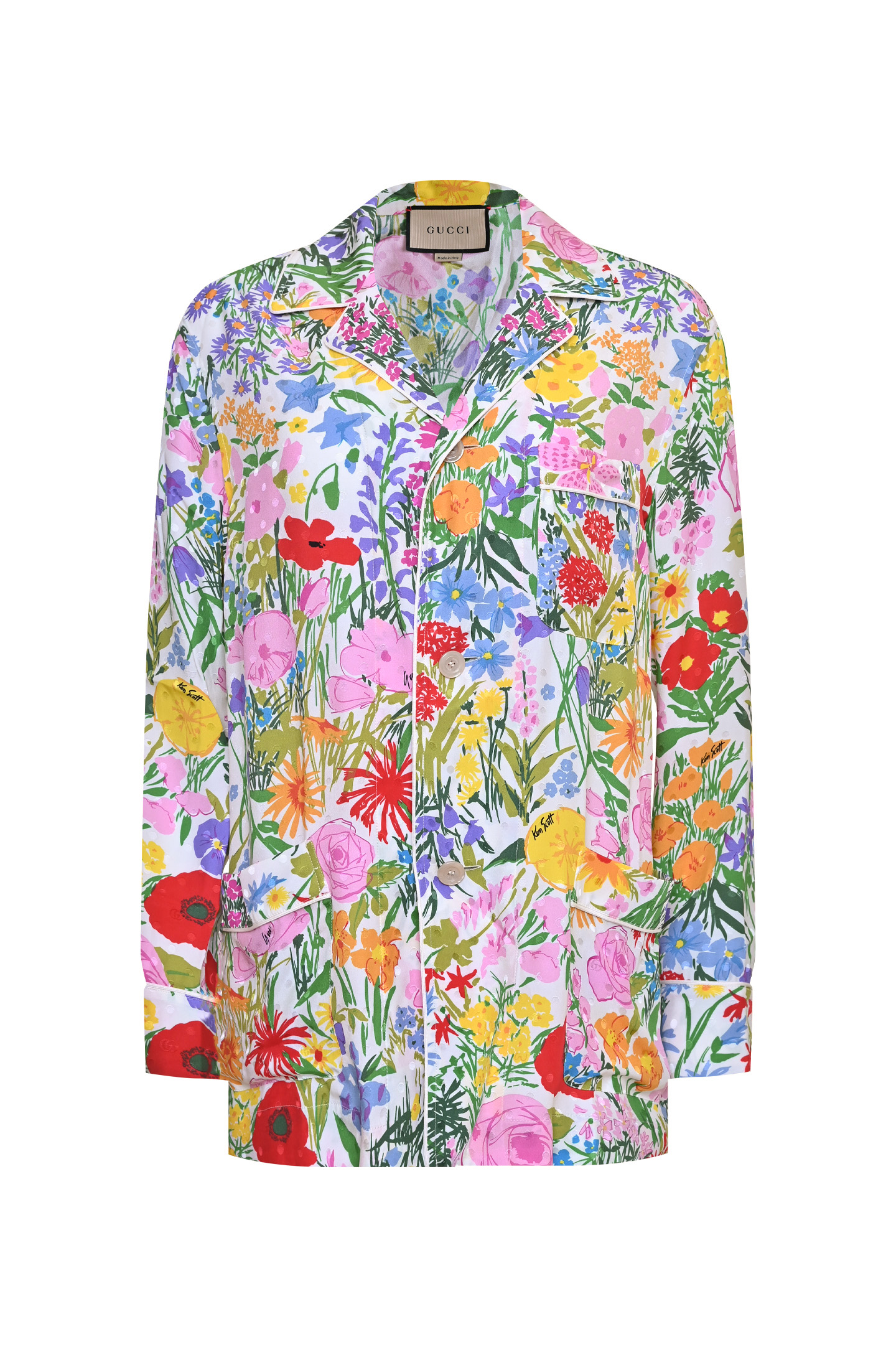 Блуза с брюками GUCCI 653074 ZAGIE, цвет: Разноцветный, Женский