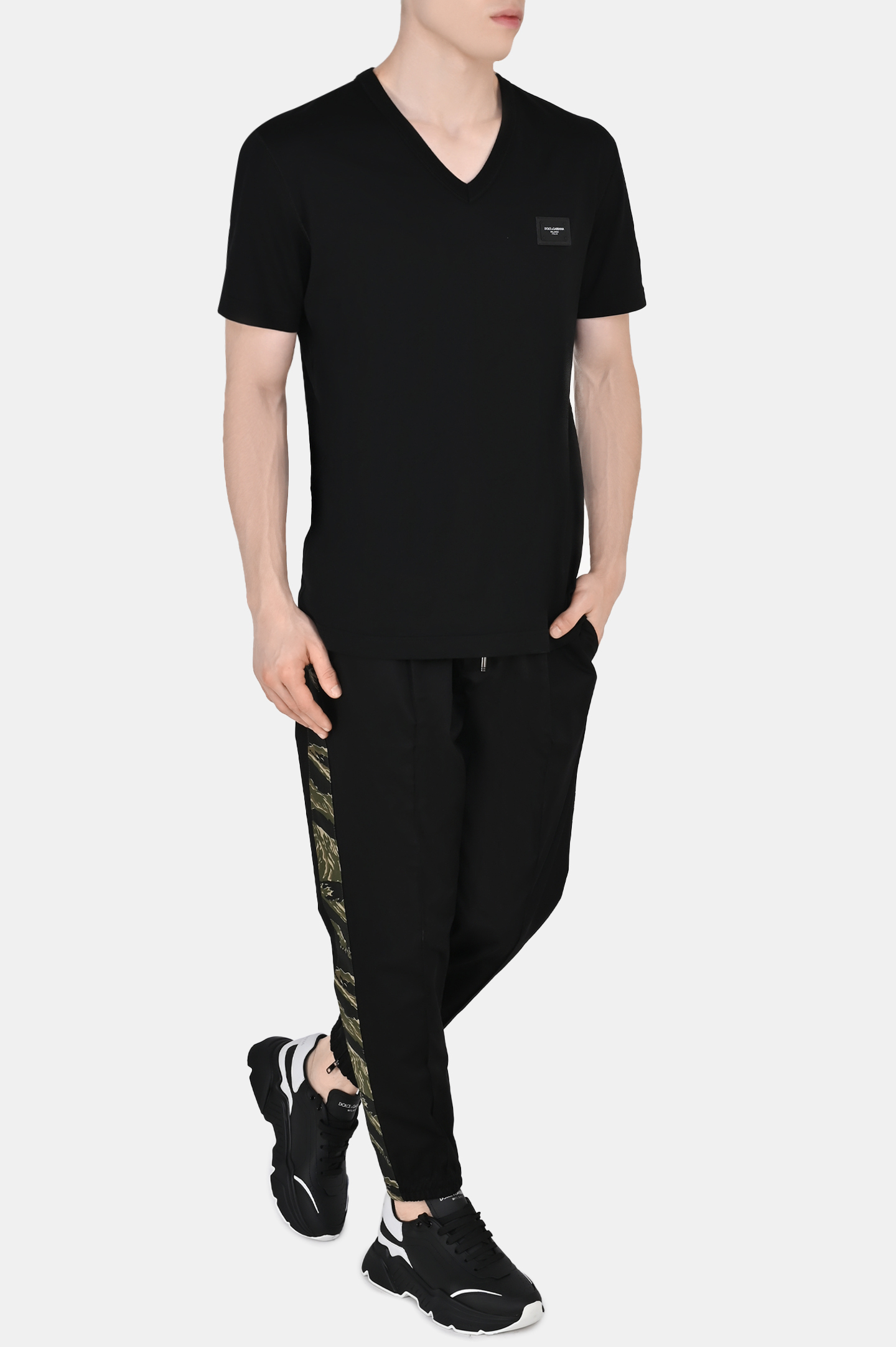 Футболка DOLCE & GABBANA G8KK0T FU7EQ, цвет: Черный, Мужской