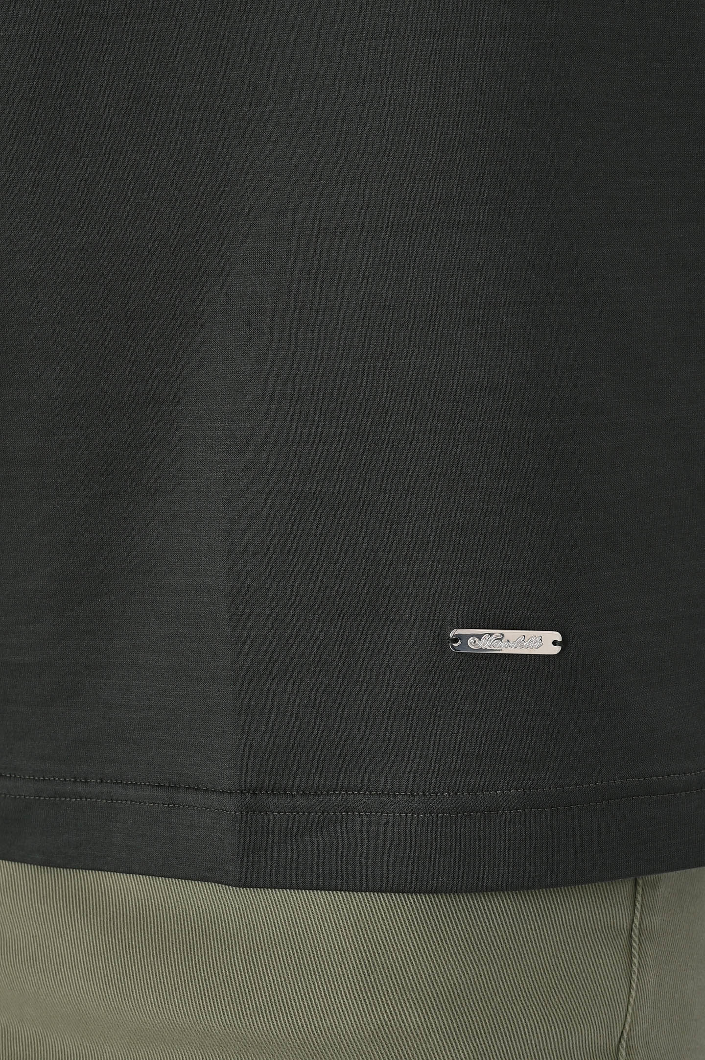 Футболка (Джемпер) MANDELLI P25-1K052A-5677, цвет: Темно-зеленый, Мужской