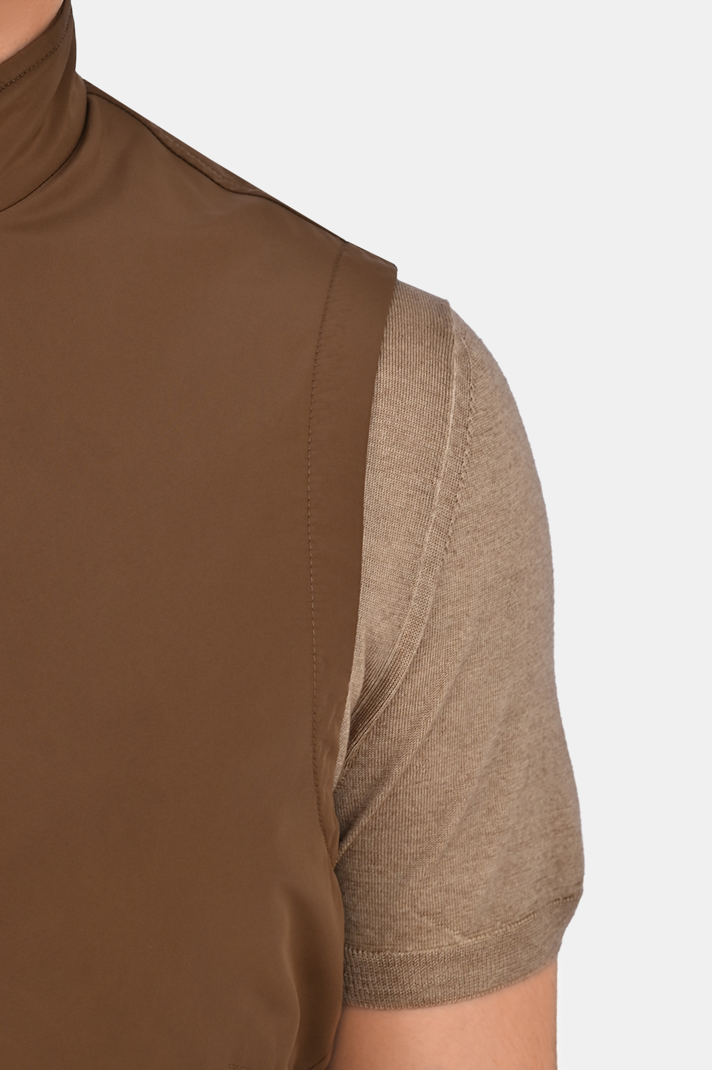 Жилет CANALI SG01121 O40989UG, цвет: Коричневый, Мужской