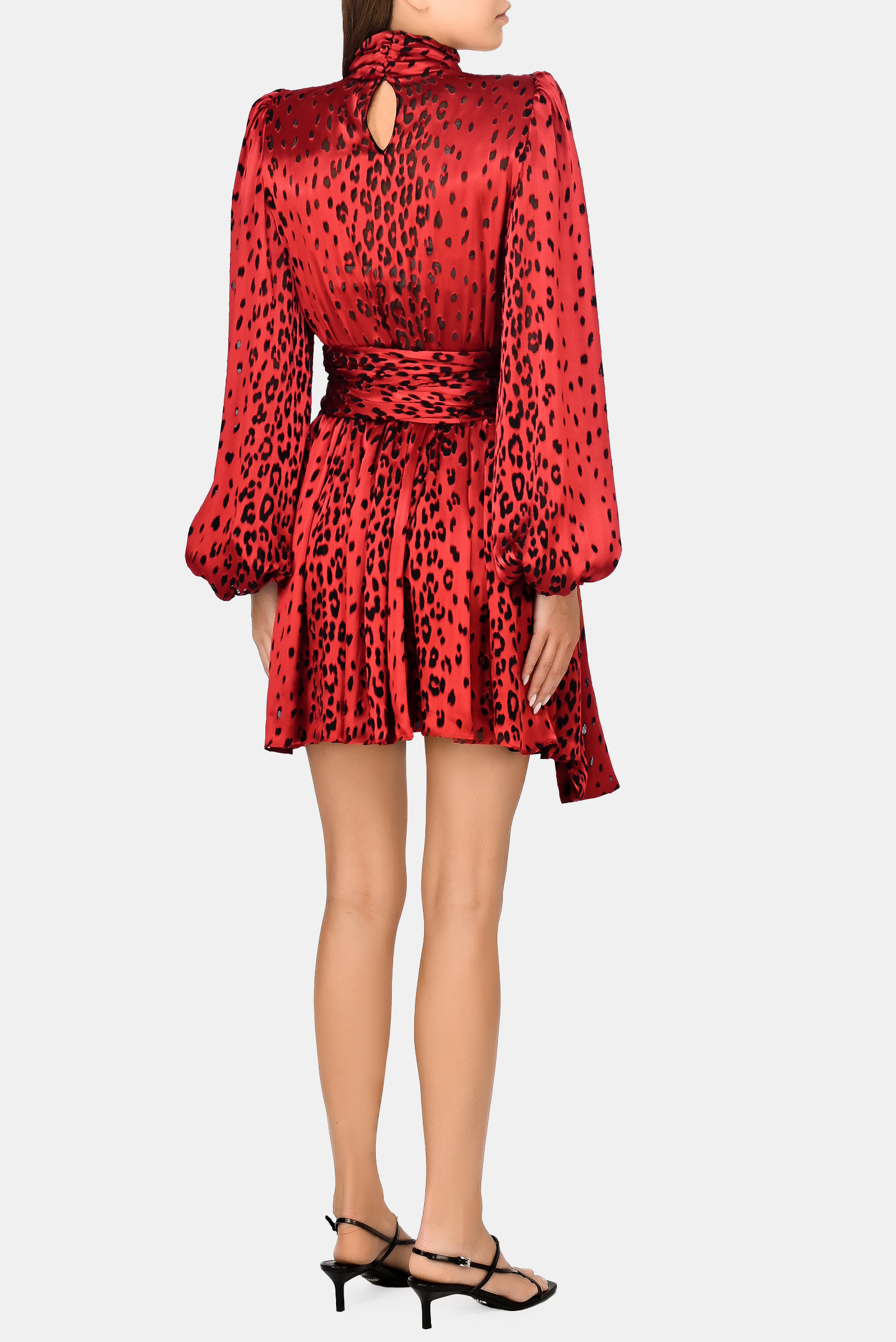 Платье SAINT LAURENT 647799 Y5C47, цвет: Разноцветный, Женский