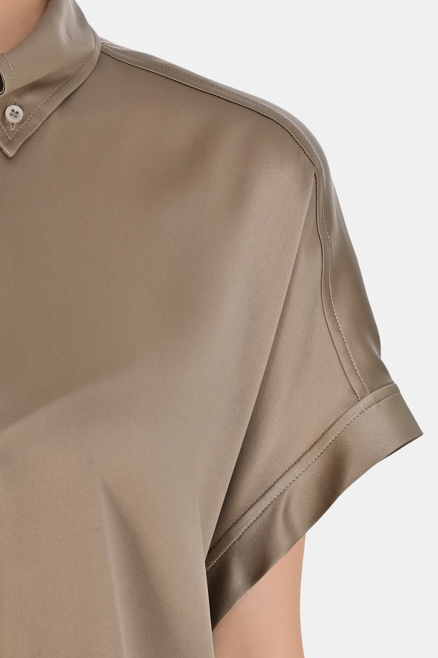 Блуза (Рубашка) BRUNELLO  CUCINELLI M0C59RA915, цвет: Бежевый, Женский