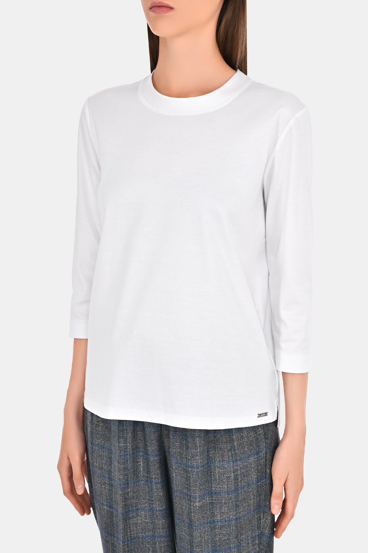 Футболка KITON D56426H080510, цвет: Белый, Женский