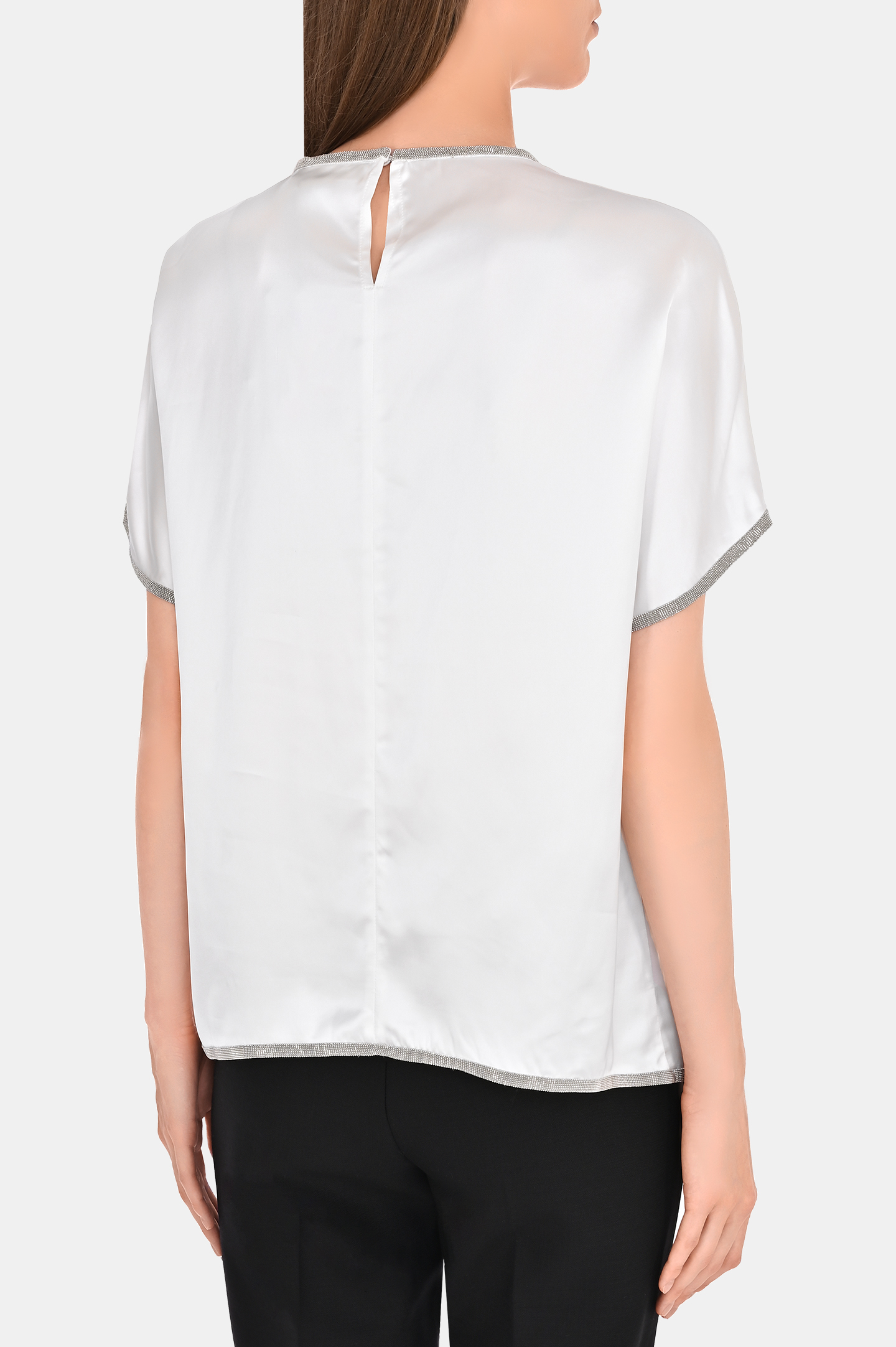 Блуза FABIANA FILIPPI TPD213F214D575, цвет: Белый, Женский