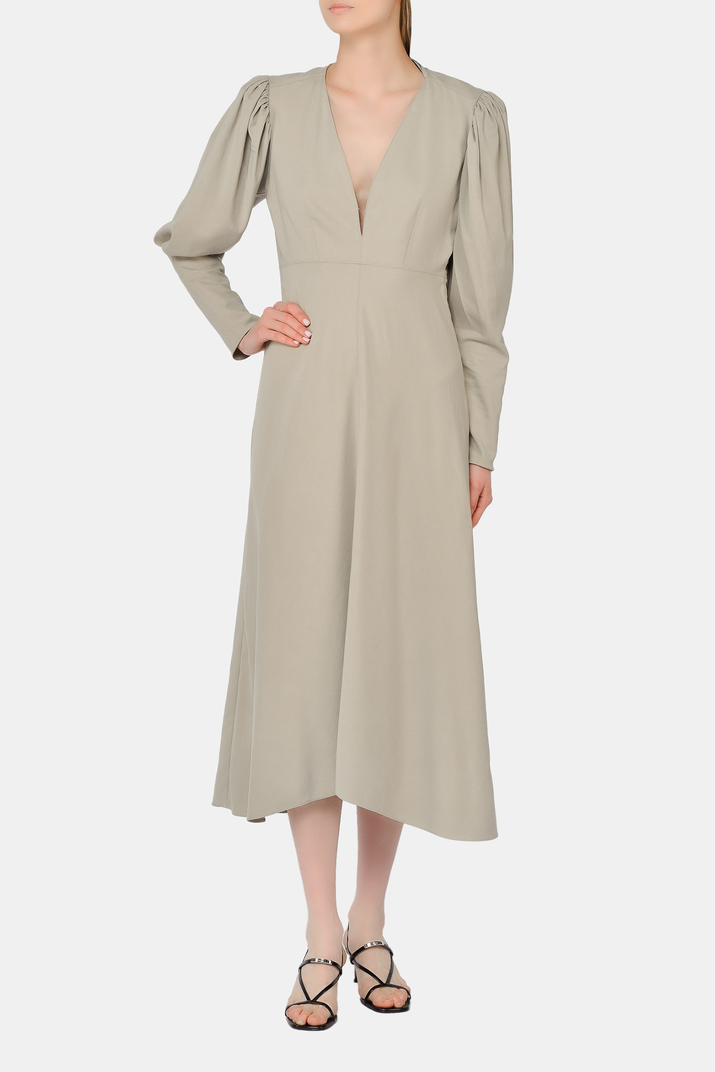 Платье ISABEL MARANT RO1905-21P012I, цвет: Молочный, Женский