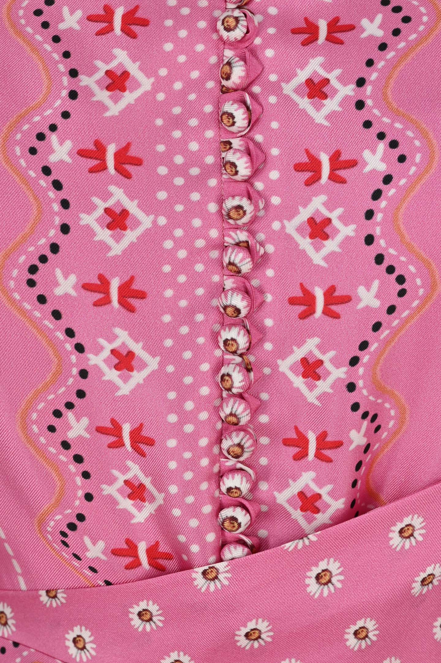 Платье ERMANNO SCERVINO D402Q353HNO, цвет: Розовый, Женский