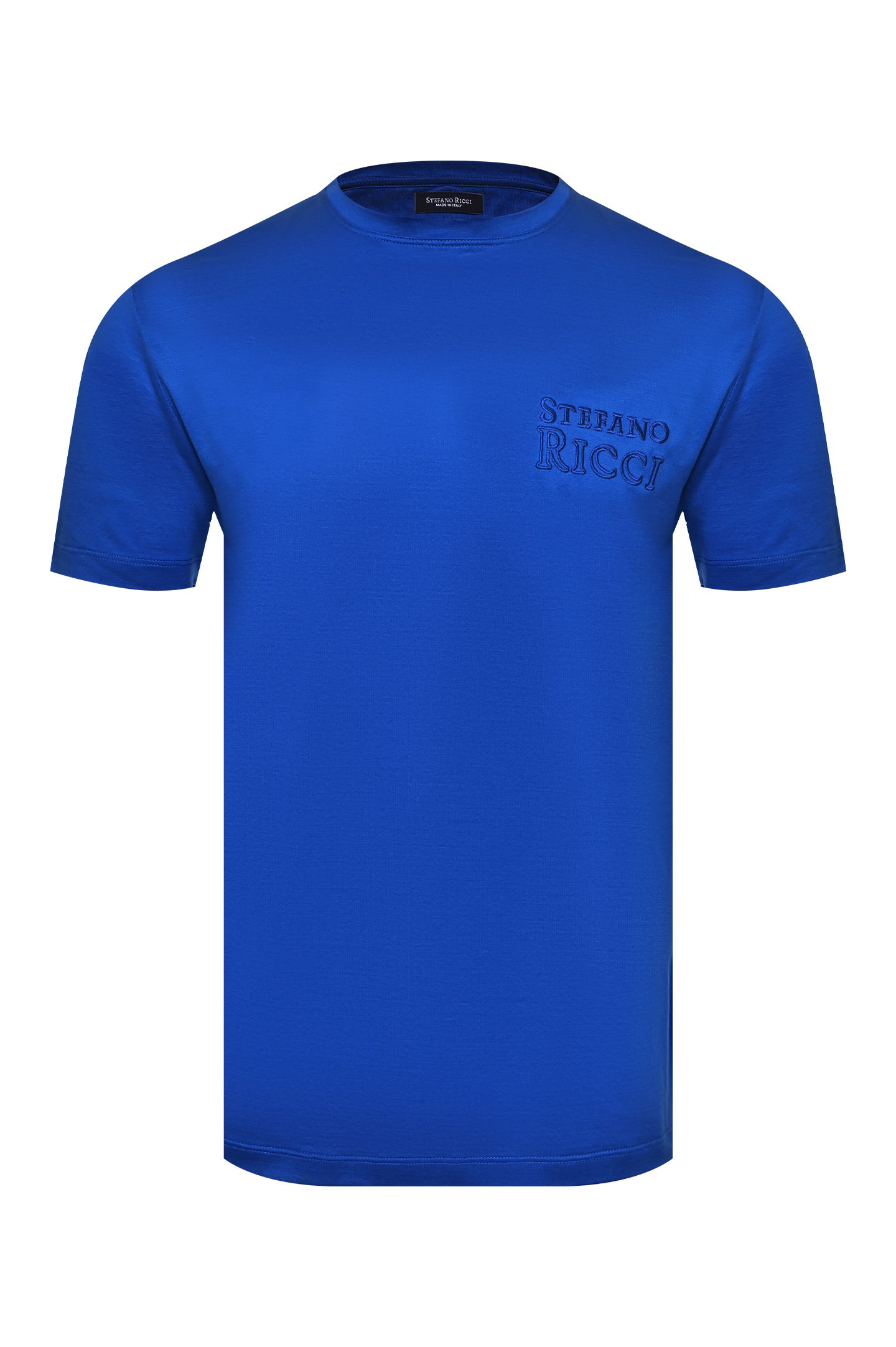 Футболка STEFANO RICCI MNH3102250 TE0001, цвет: Синий, Мужской