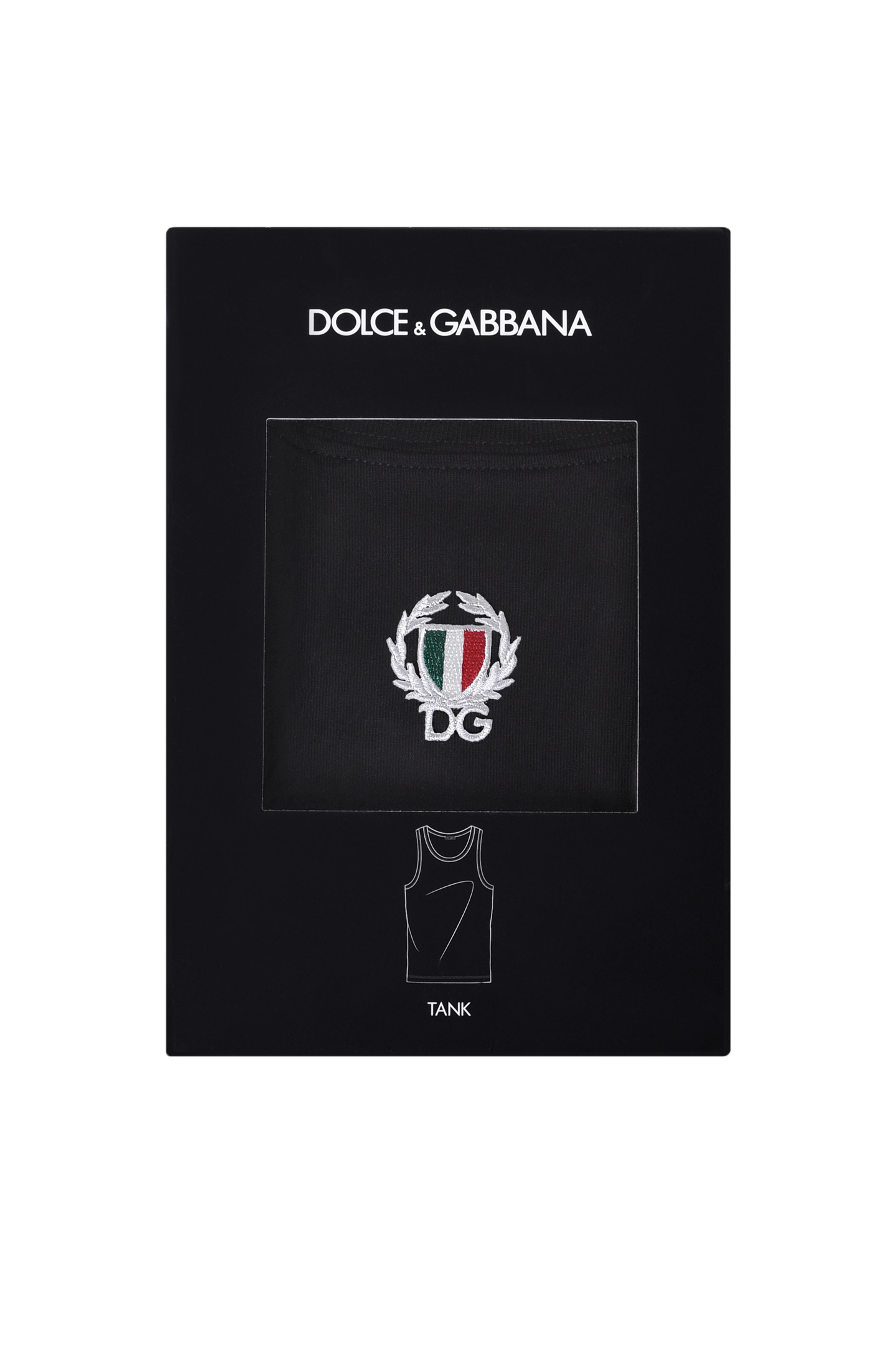 Футболка DOLCE & GABBANA M8C10J FUECG, цвет: Черный, Мужской