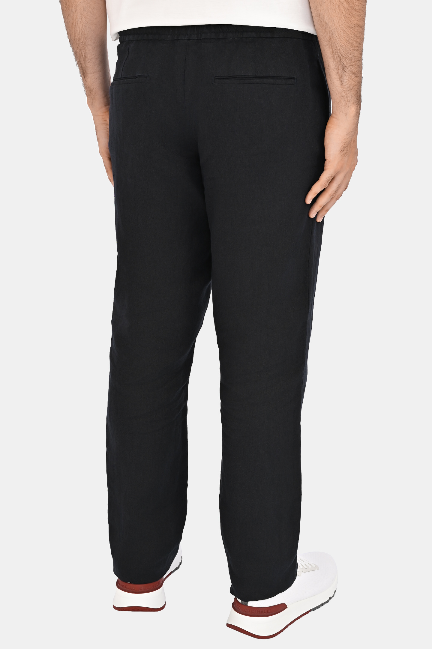 Брюки CANALI AE05539 V7003, цвет: Темно-синий, Мужской