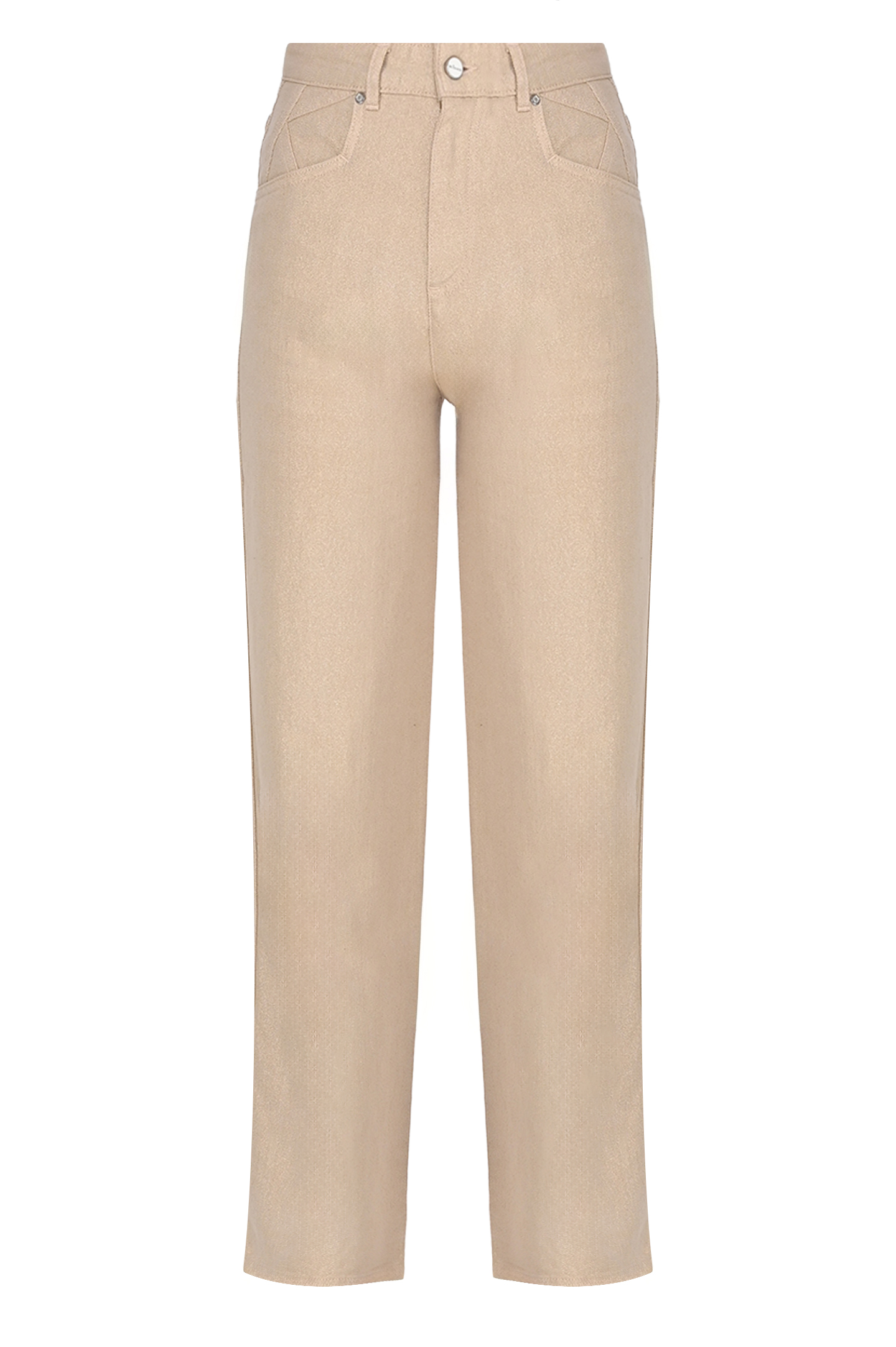 Джинсы KITON DJ53102K0929F0, цвет: Бежевый, Женский