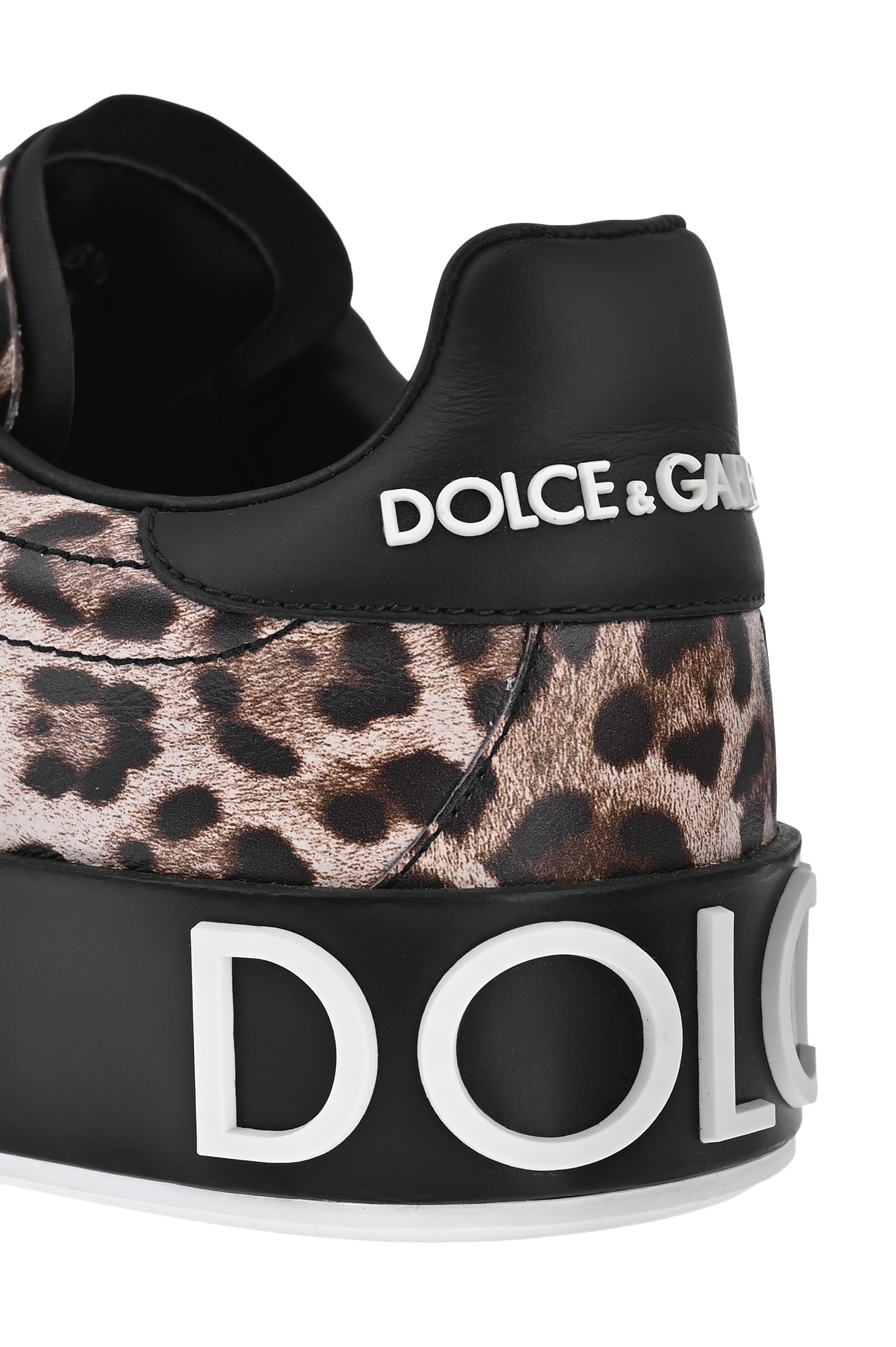 Кеды DOLCE & GABBANA CK1570 AA990, цвет: Леопардовый, Женский