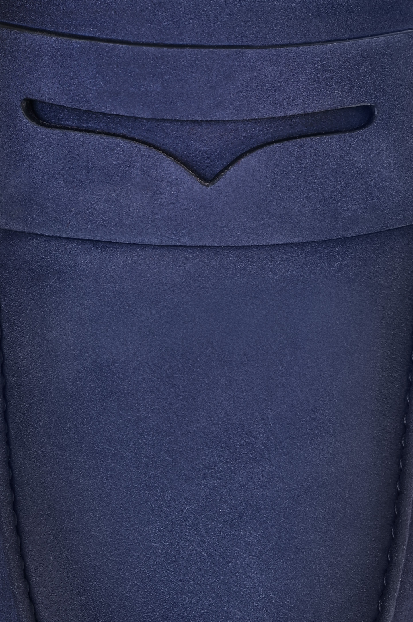 Замшевые пенни-лоферы SANTONI MCNG18735LA3BUPCU59, цвет: Темно-синий, Мужской