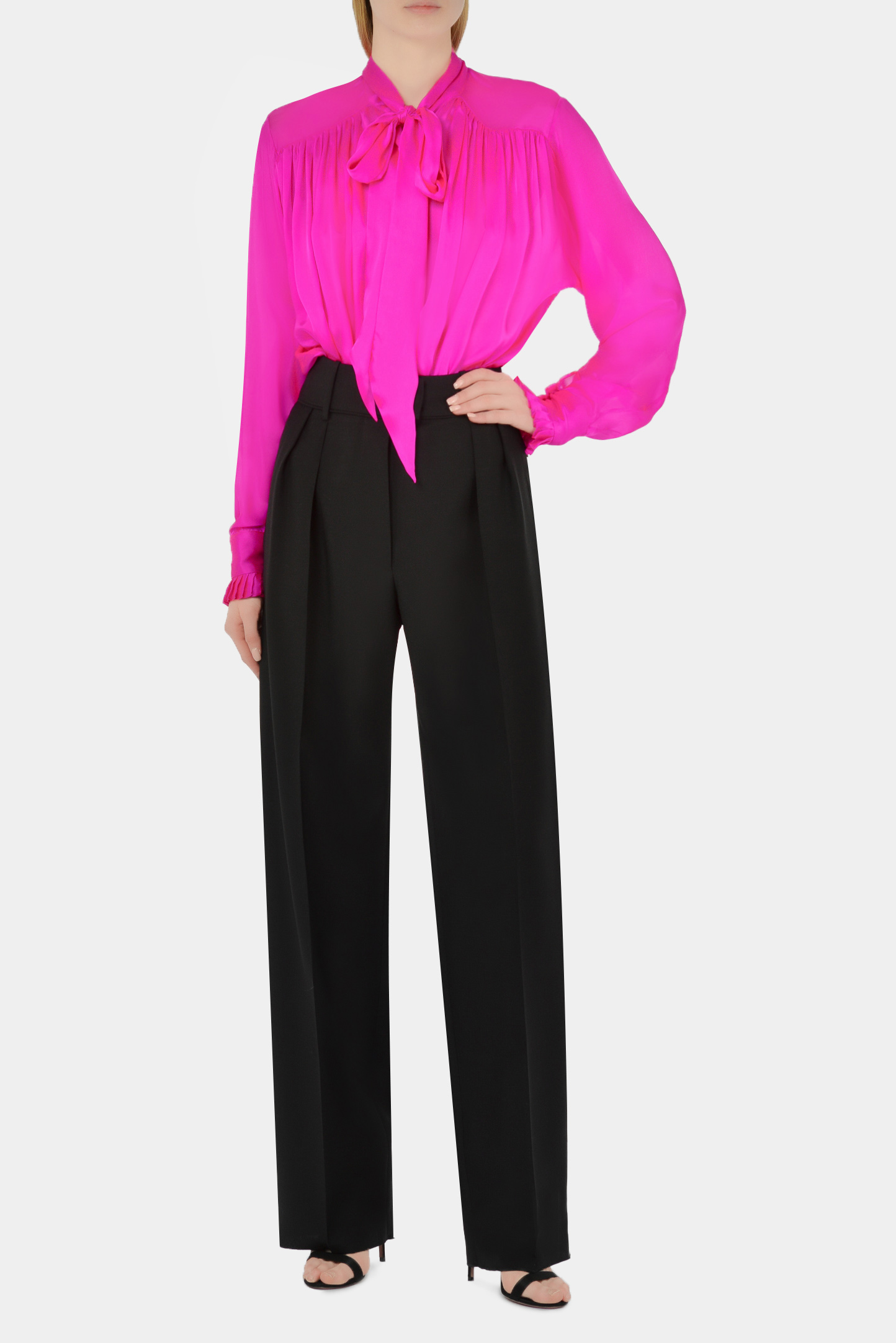 Блуза ALEXANDRE VAUTHIER 211SH1403, цвет: Розовый, Женский