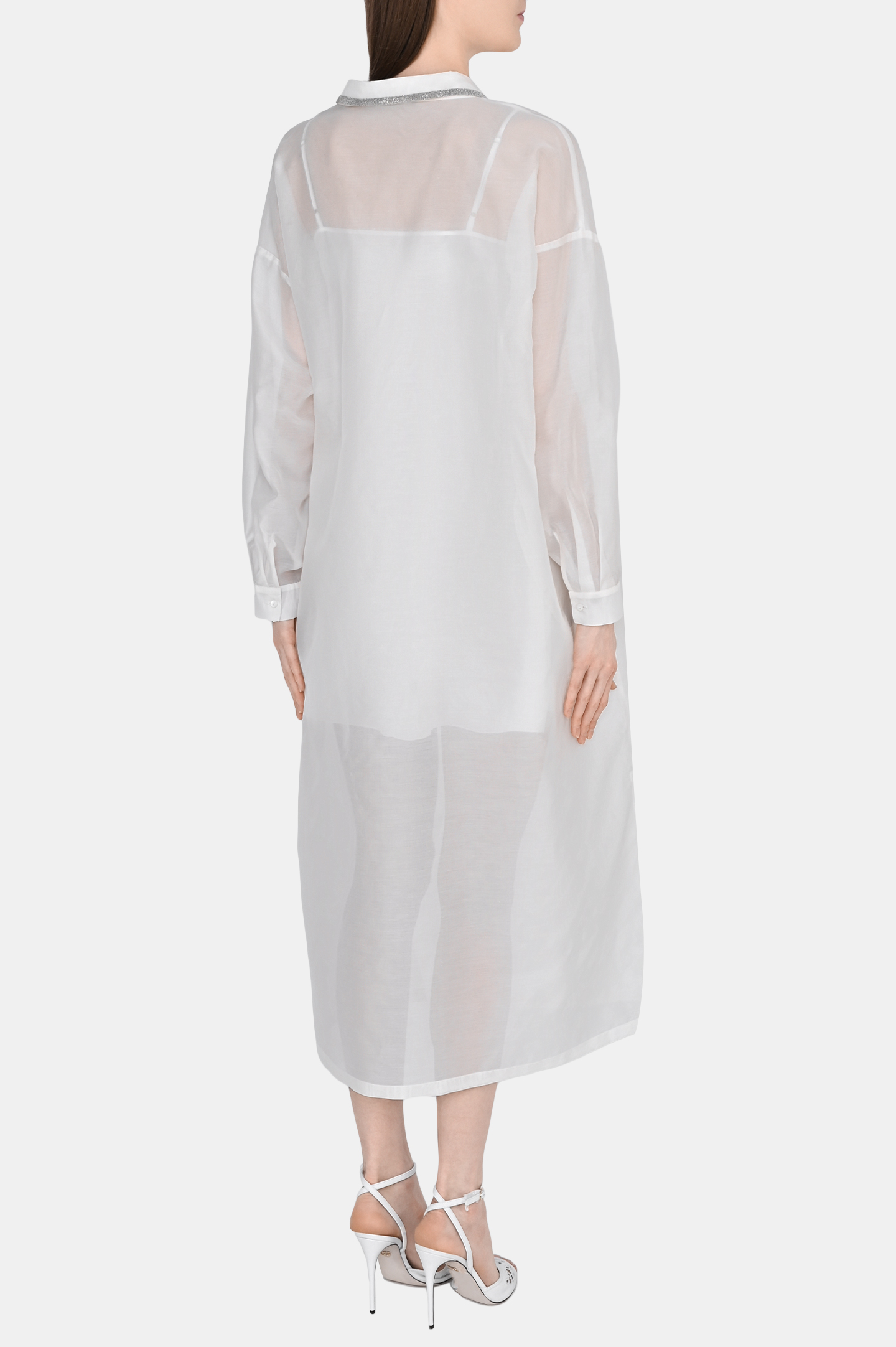 Платье FABIANA FILIPPI ABD273B579I810, цвет: Белый, Женский