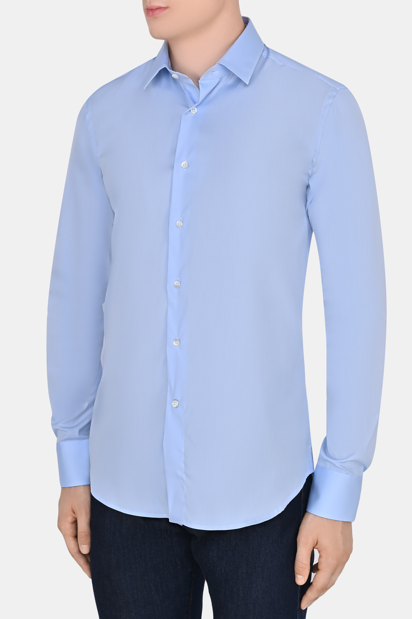 Рубашка CANALI GA01222 XA1, цвет: Голубой, Мужской