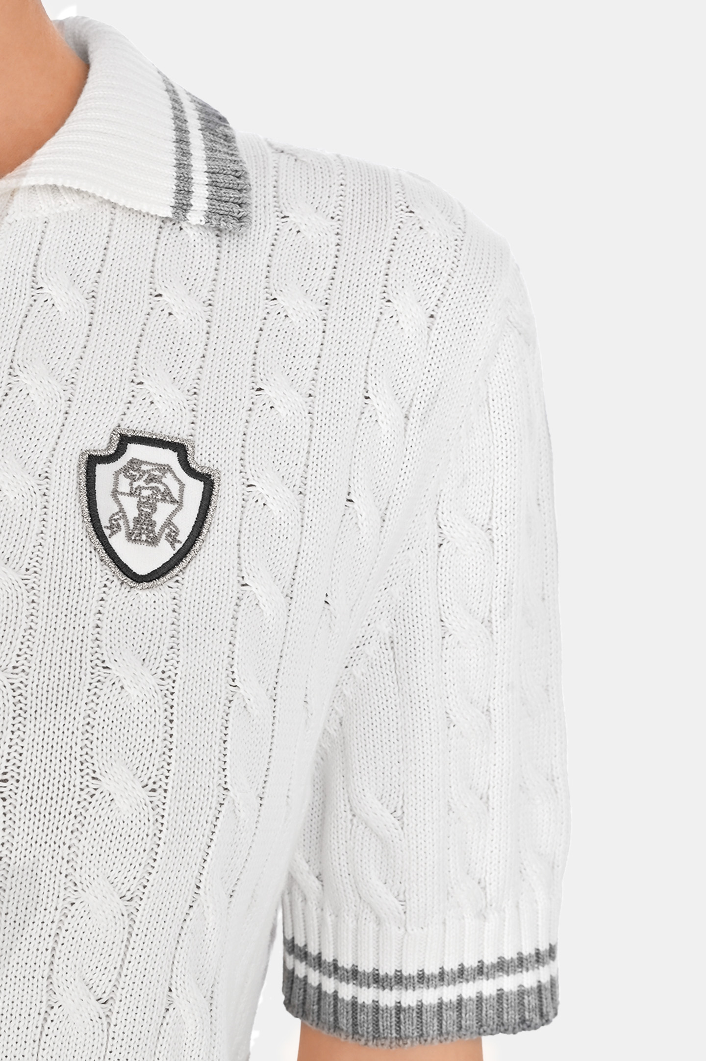 Поло (Джемпер) BRUNELLO  CUCINELLI M19756505, цвет: Белый, Женский