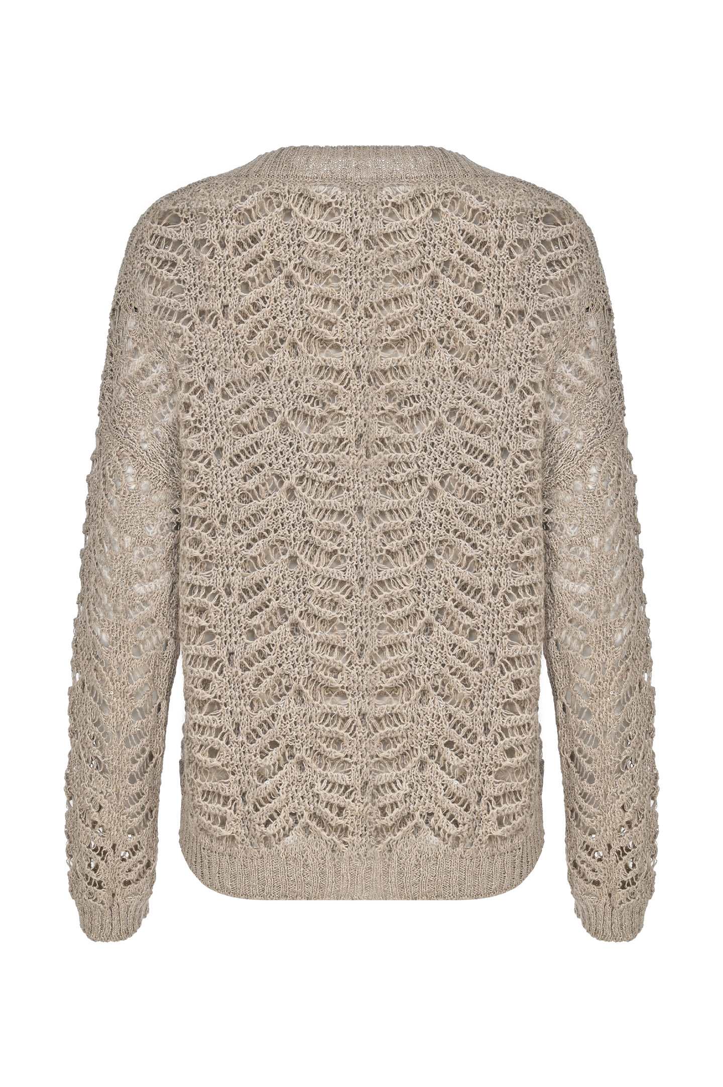 Свитер (Джемпер) BRUNELLO  CUCINELLI MGD562302, цвет: Светло-бежевый, Женский