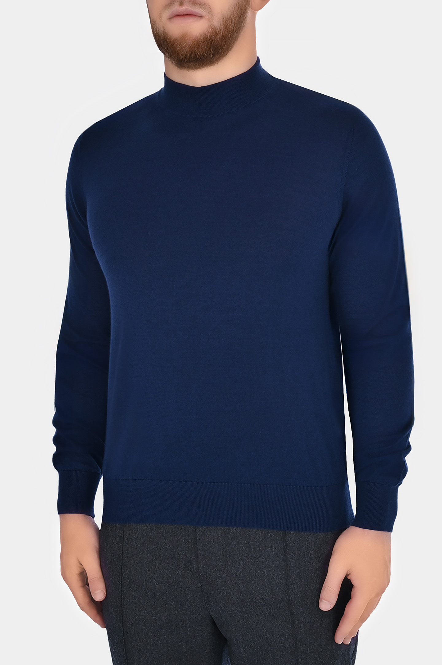 Свитер DORIANI CASHMERE 18000/LUP, цвет: Темно-синий, Мужской