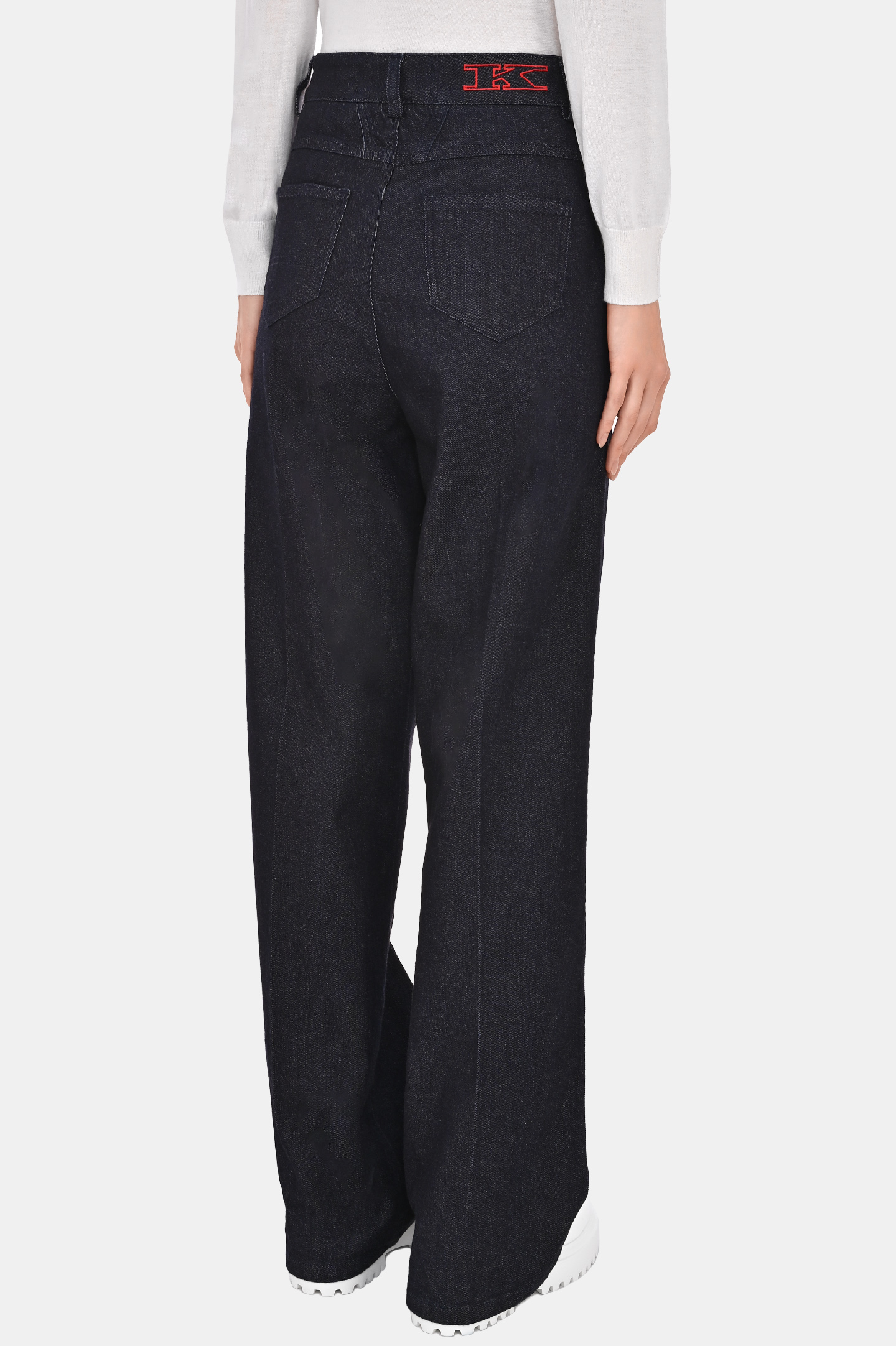 Джинсы KITON DJ56104XC50010, цвет: Темно-синий, Женский