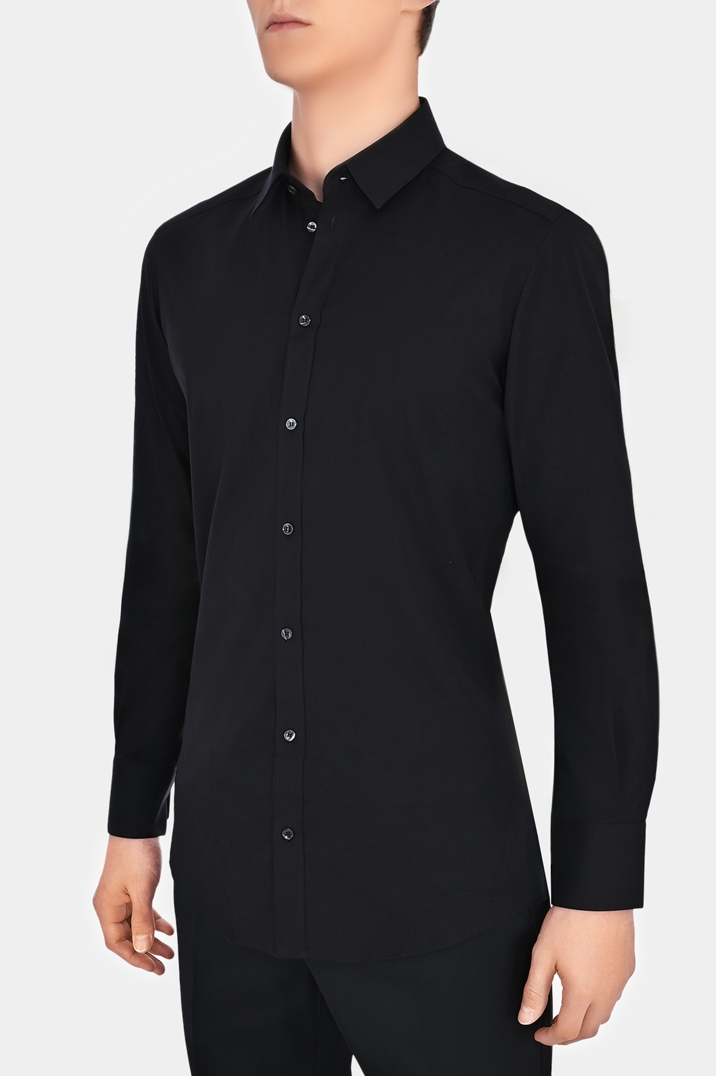 Рубашка DOLCE & GABBANA G5EJ0T GG826, цвет: Черный, Мужской