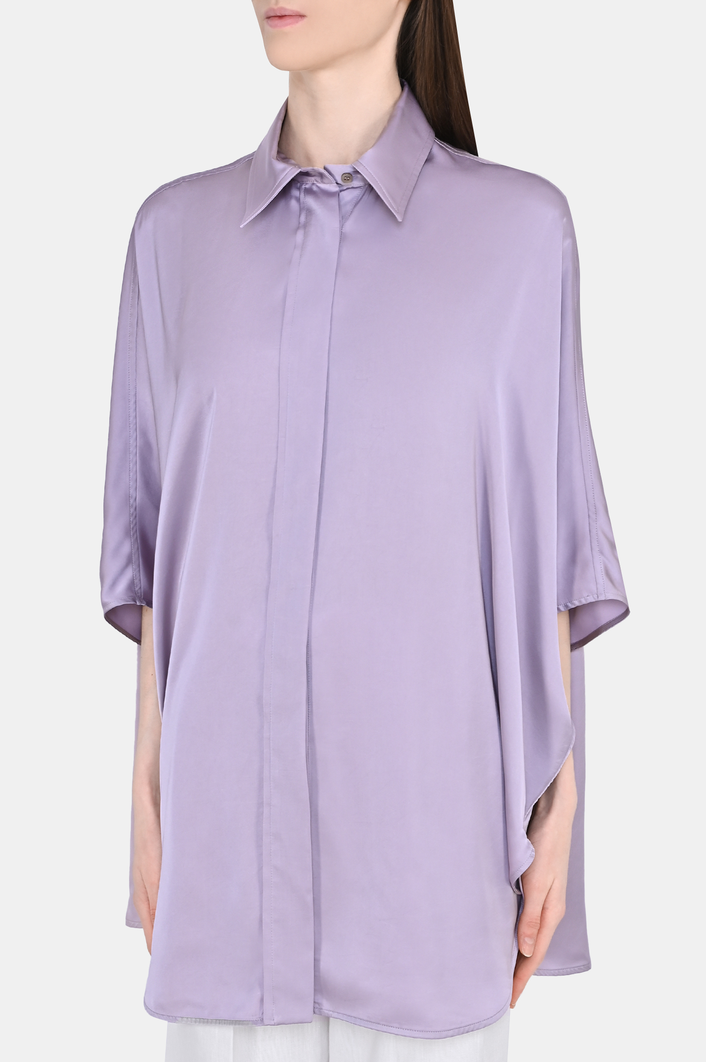 Блуза BRUNELLO  CUCINELLI ML172B1091, цвет: Сиреневый, Женский