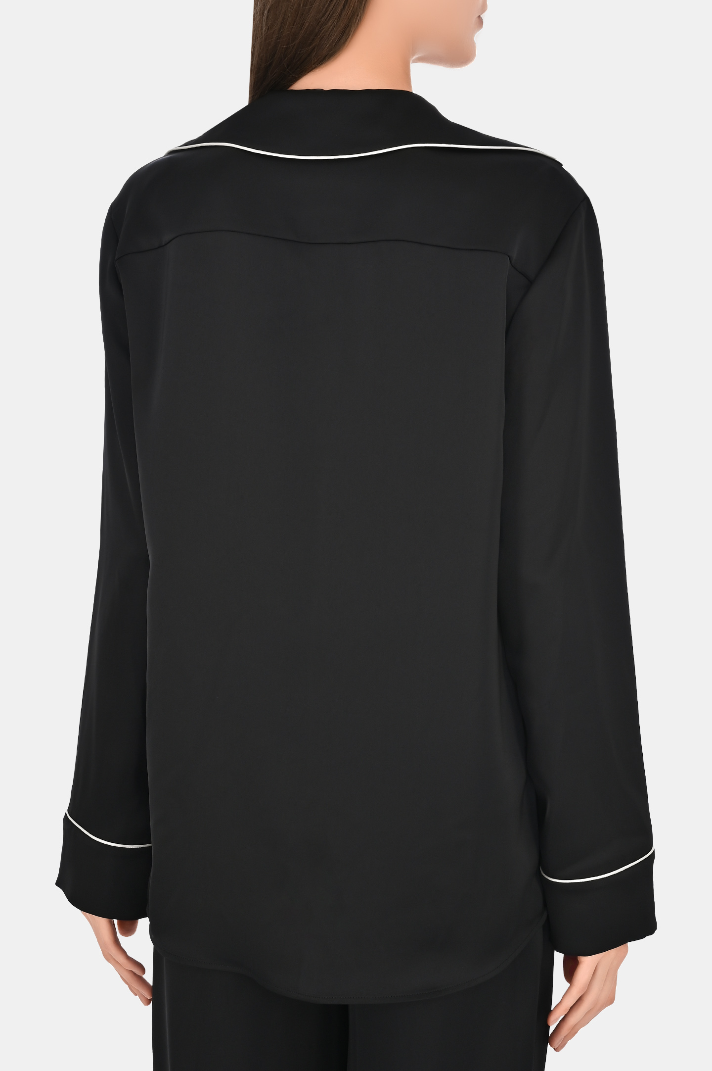 Блуза PHILOSOPHY DI LORENZO SERAFINI A0210 7122, цвет: Черный, Женский