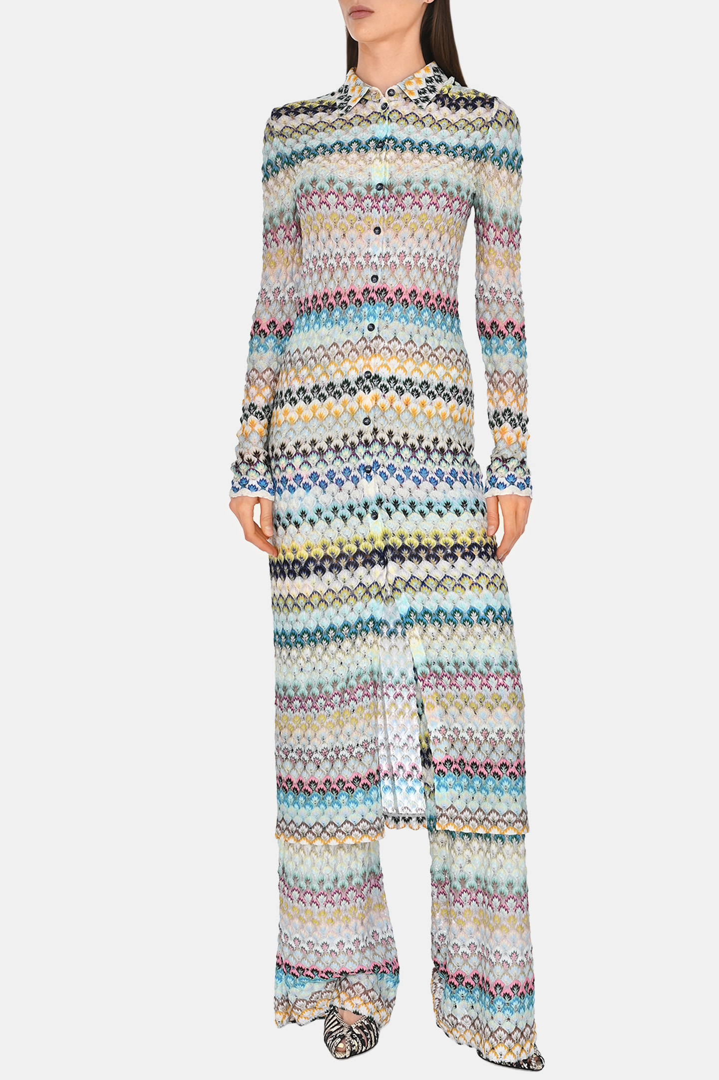 Брюки MISSONI DS25SI0M-BR0133, цвет: Разноцветный, Женский