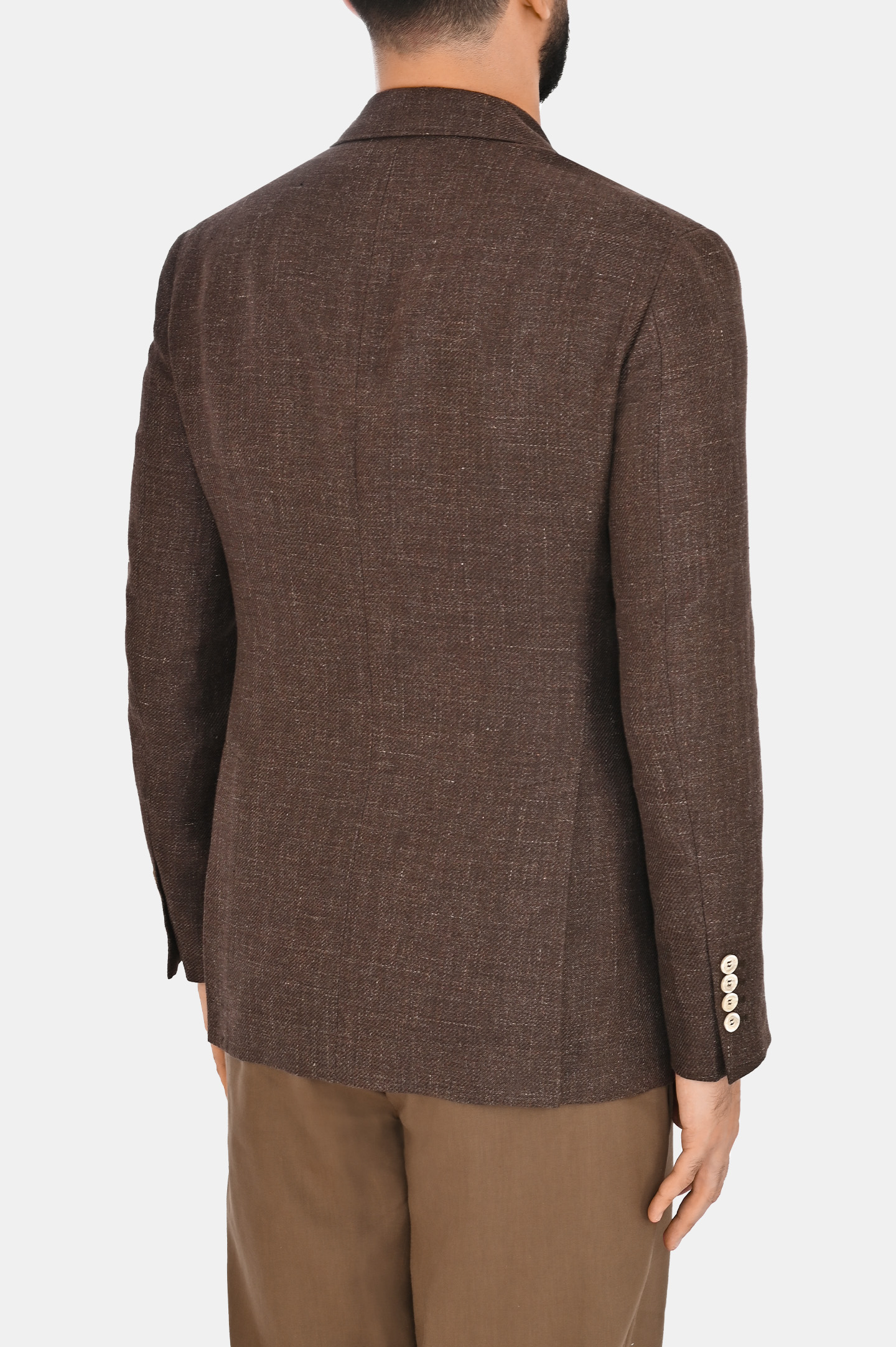 Пиджак BRUNELLO  CUCINELLI MW4827BWDC, цвет: Темно-коричневый, Мужской
