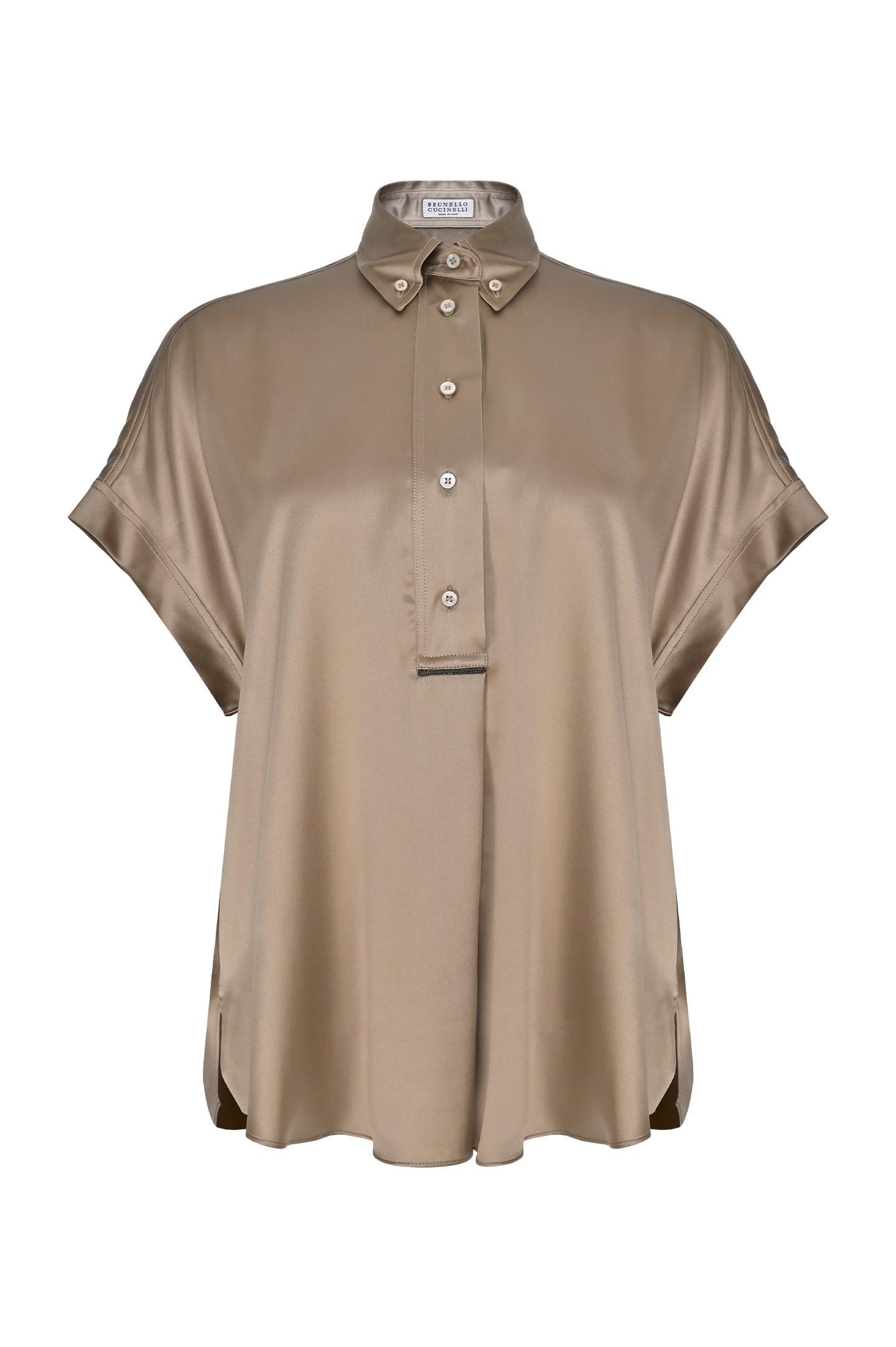 Блуза (Рубашка) BRUNELLO  CUCINELLI M0C59RA915, цвет: Бежевый, Женский