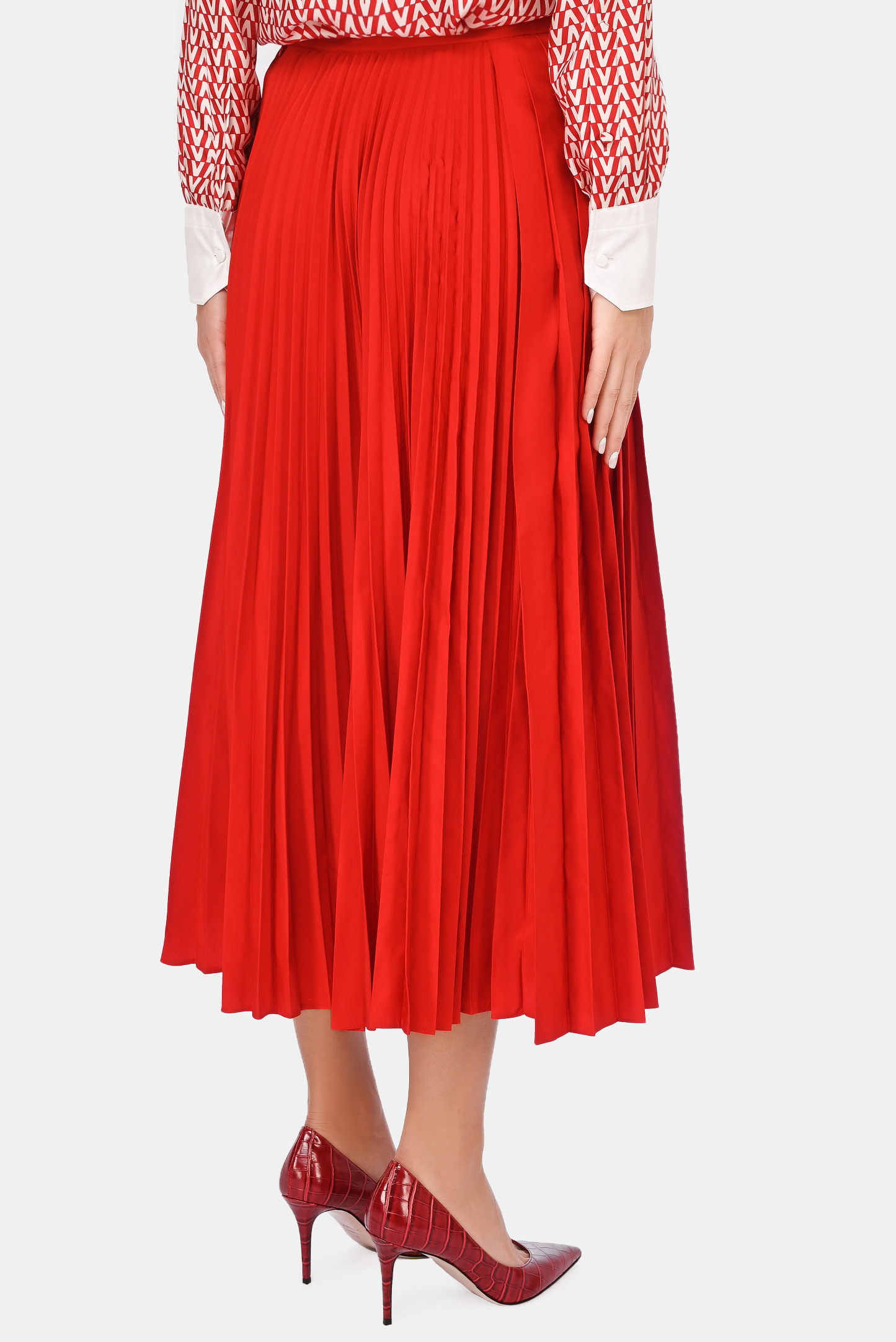 Юбка VALENTINO PAP WB3RA7S54H2, цвет: Красный, Женский