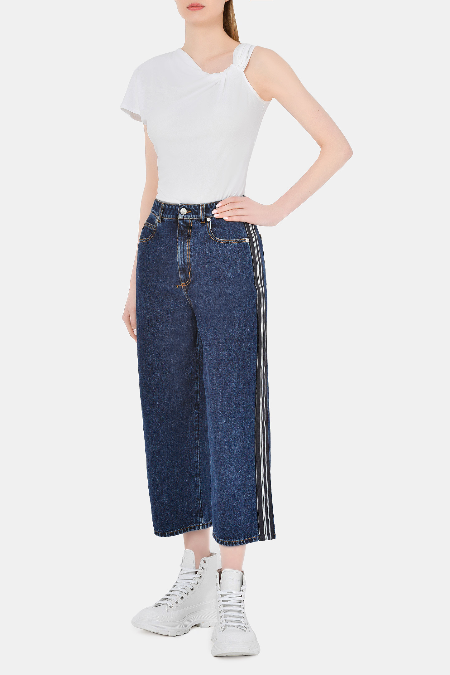 Топ ALEXANDER MCQUEEN 646798 QLAA1, цвет: Белый, Женский