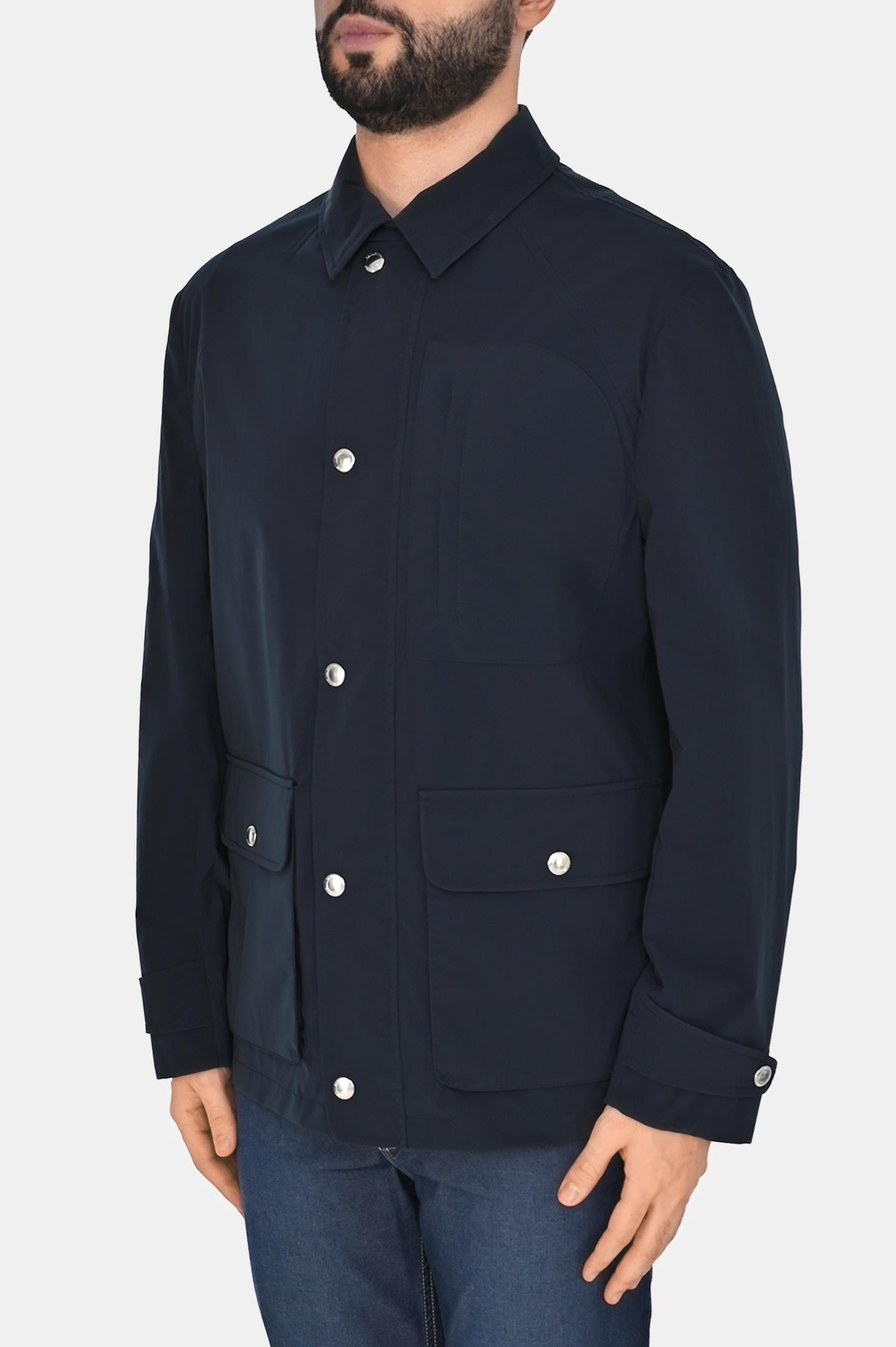 Куртка BRUNELLO  CUCINELLI MR4566490, цвет: Темно-синий, Мужской