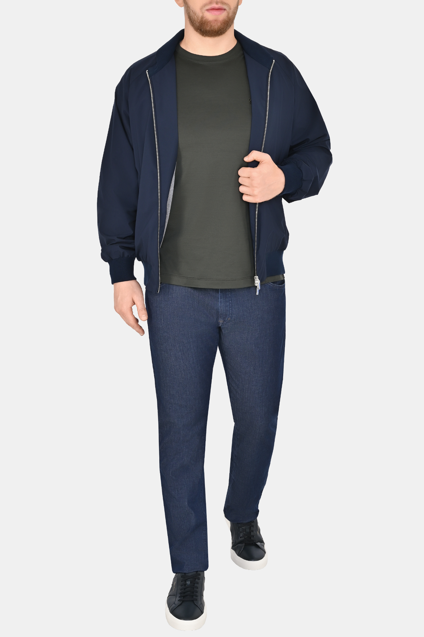 Куртка легкая с карманами CASTANGIA ES11, цвет: Темно-синий, Мужской