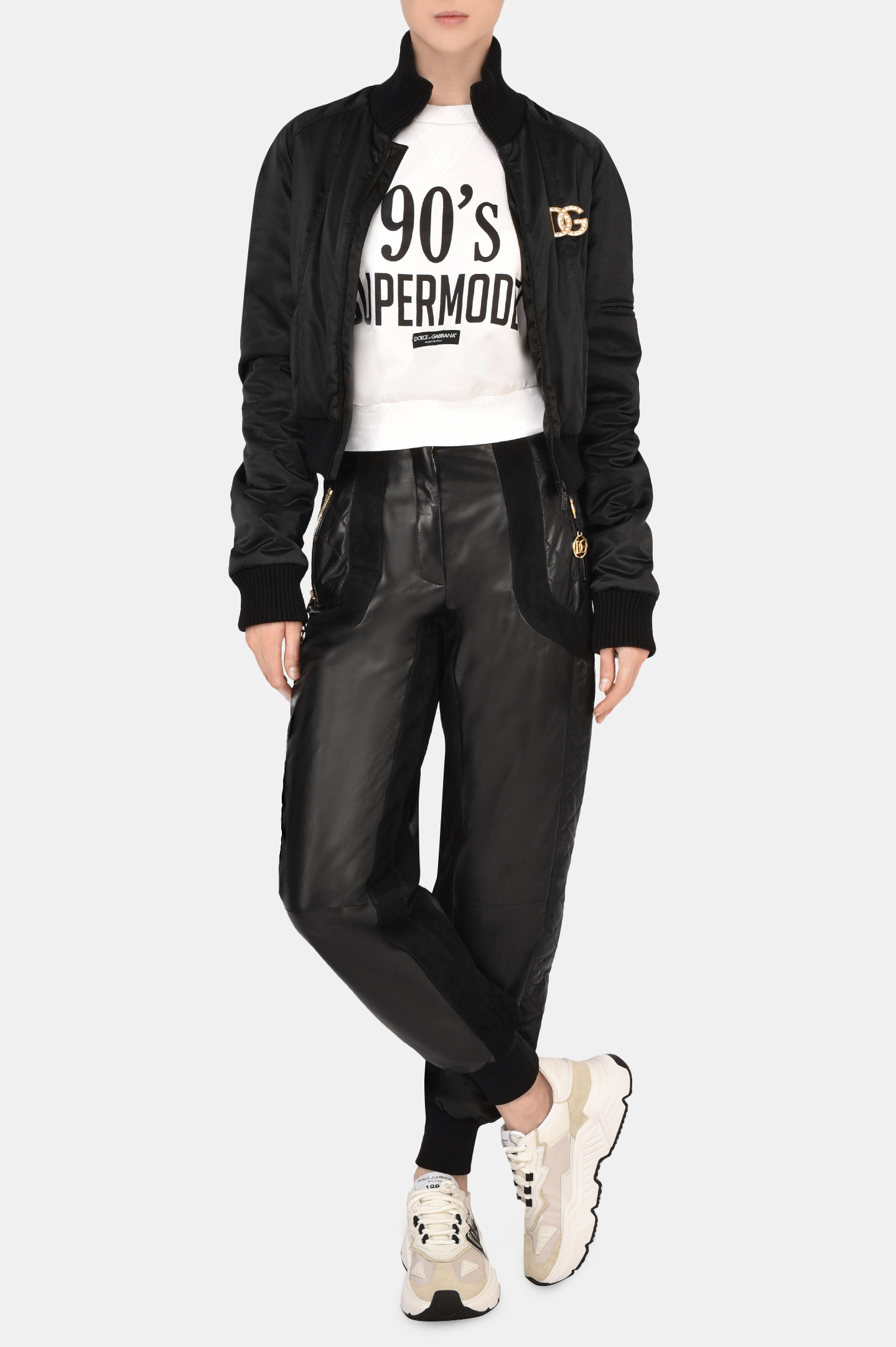 Куртка DOLCE & GABBANA F9J19Z G7YZT, цвет: Черный, Женский