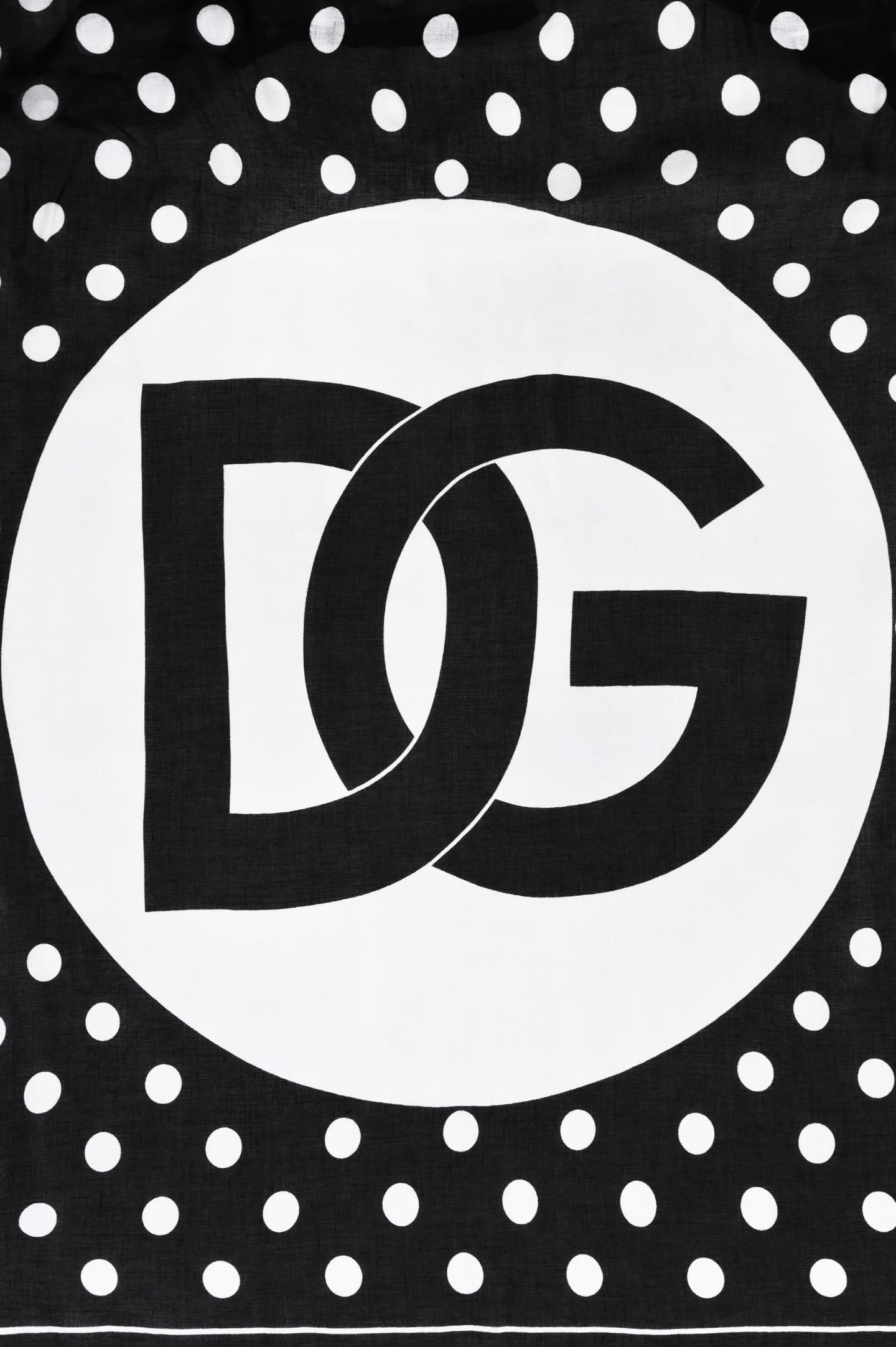 Шаль DOLCE & GABBANA FS184A G3SD6, цвет: Черно-белый, Женский