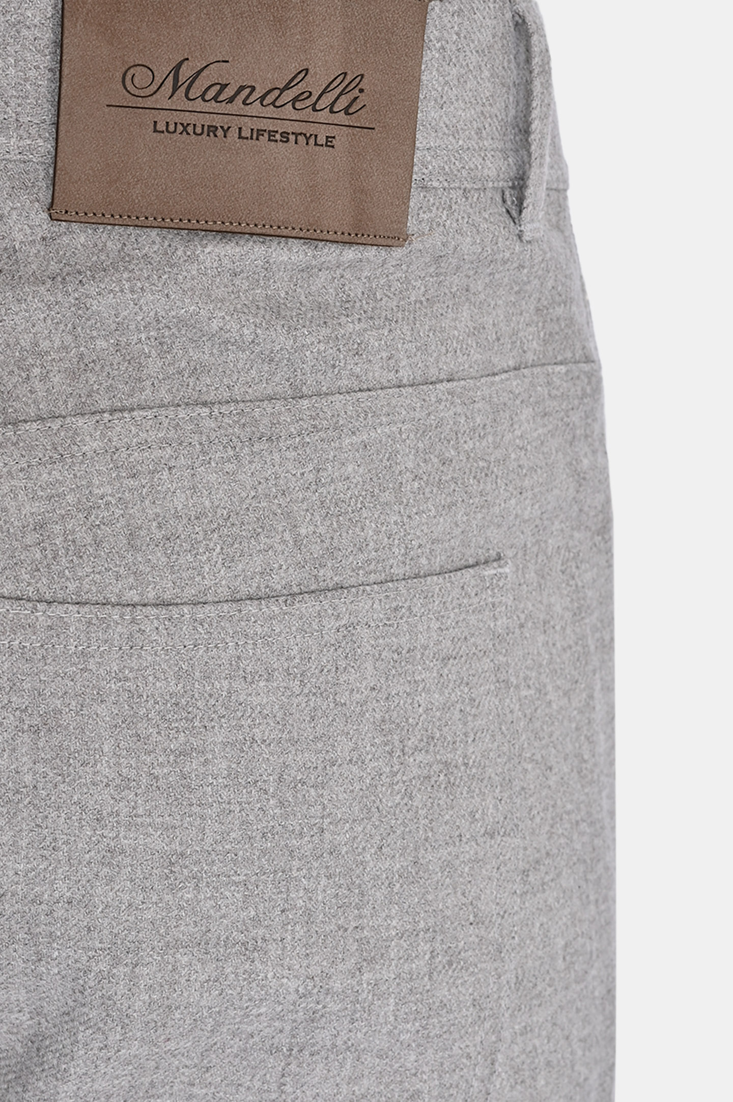 Брюки MANDELLI A24 POCKET 3821, цвет: Светло-серый, Мужской