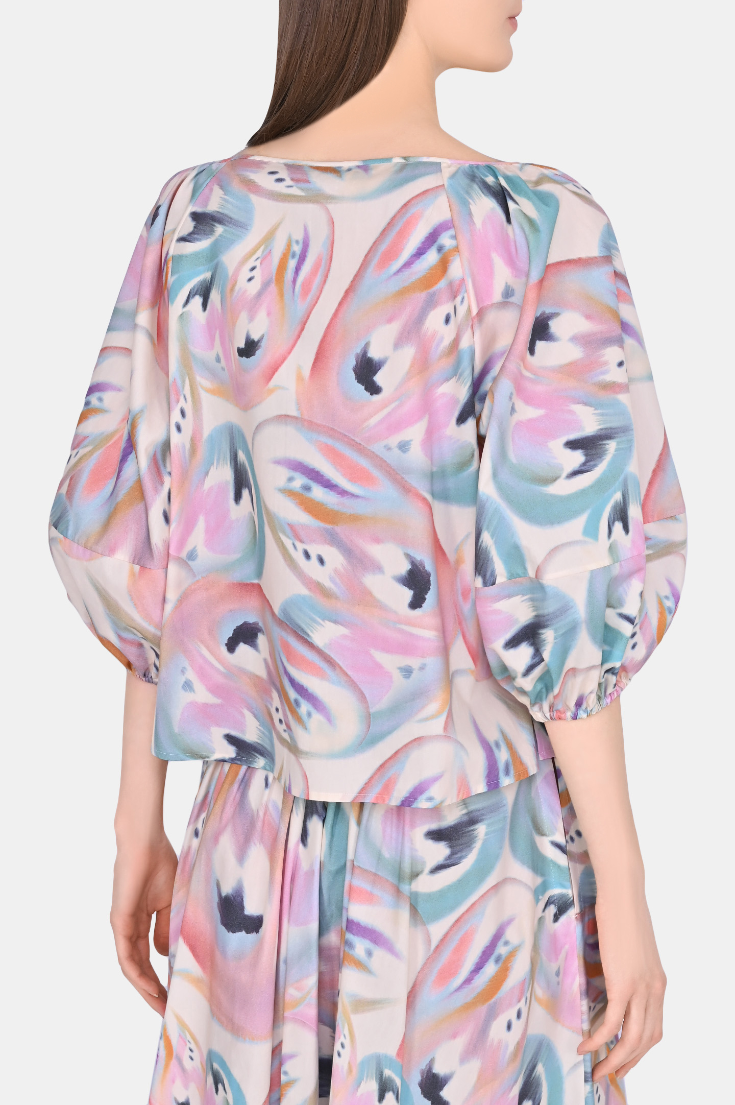 Блуза ETRO 12467 4502, цвет: Разноцветный, Женский