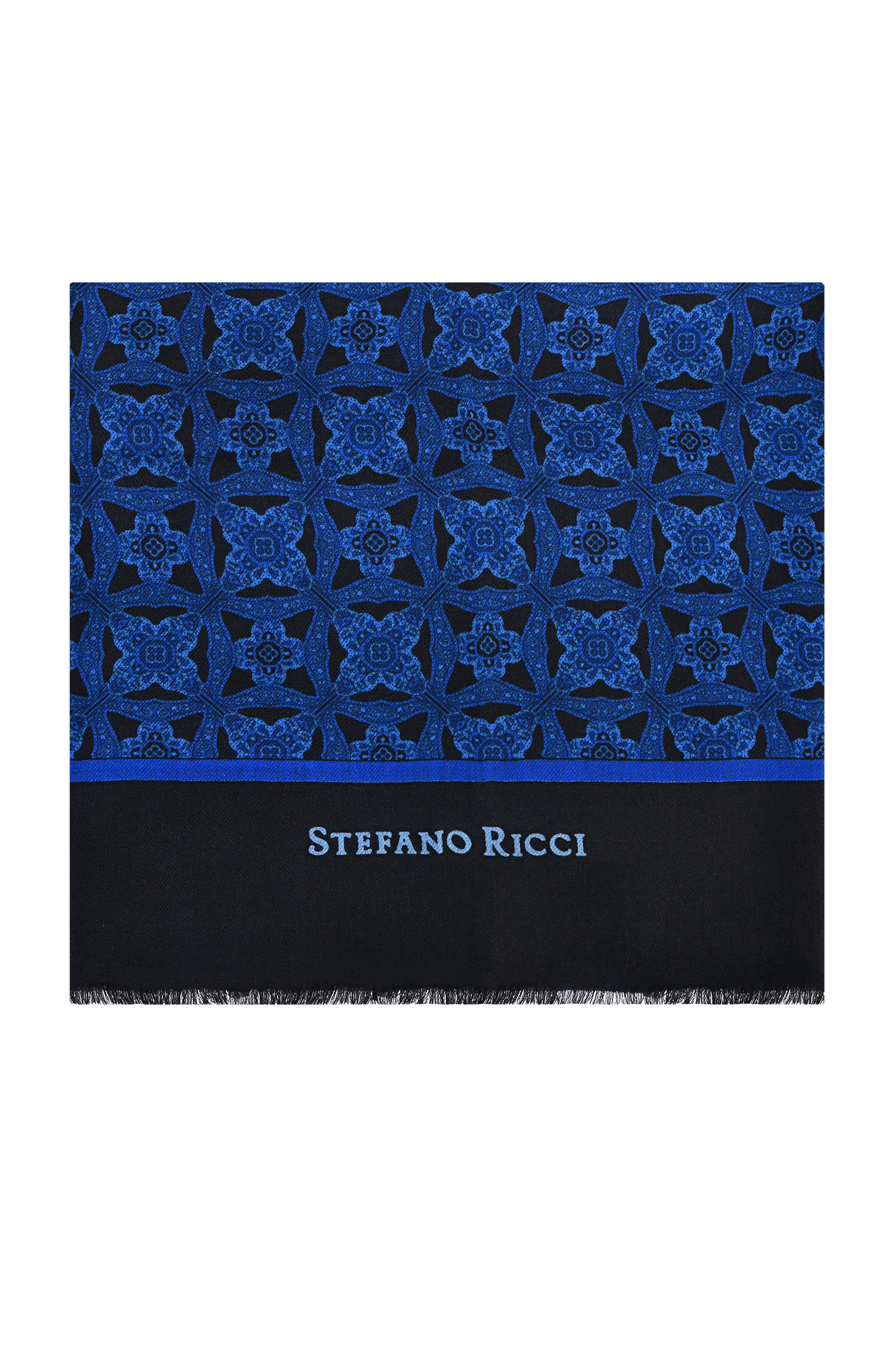 Шарф STEFANO RICCI MWA2300020 8040, цвет: Черный, Мужской